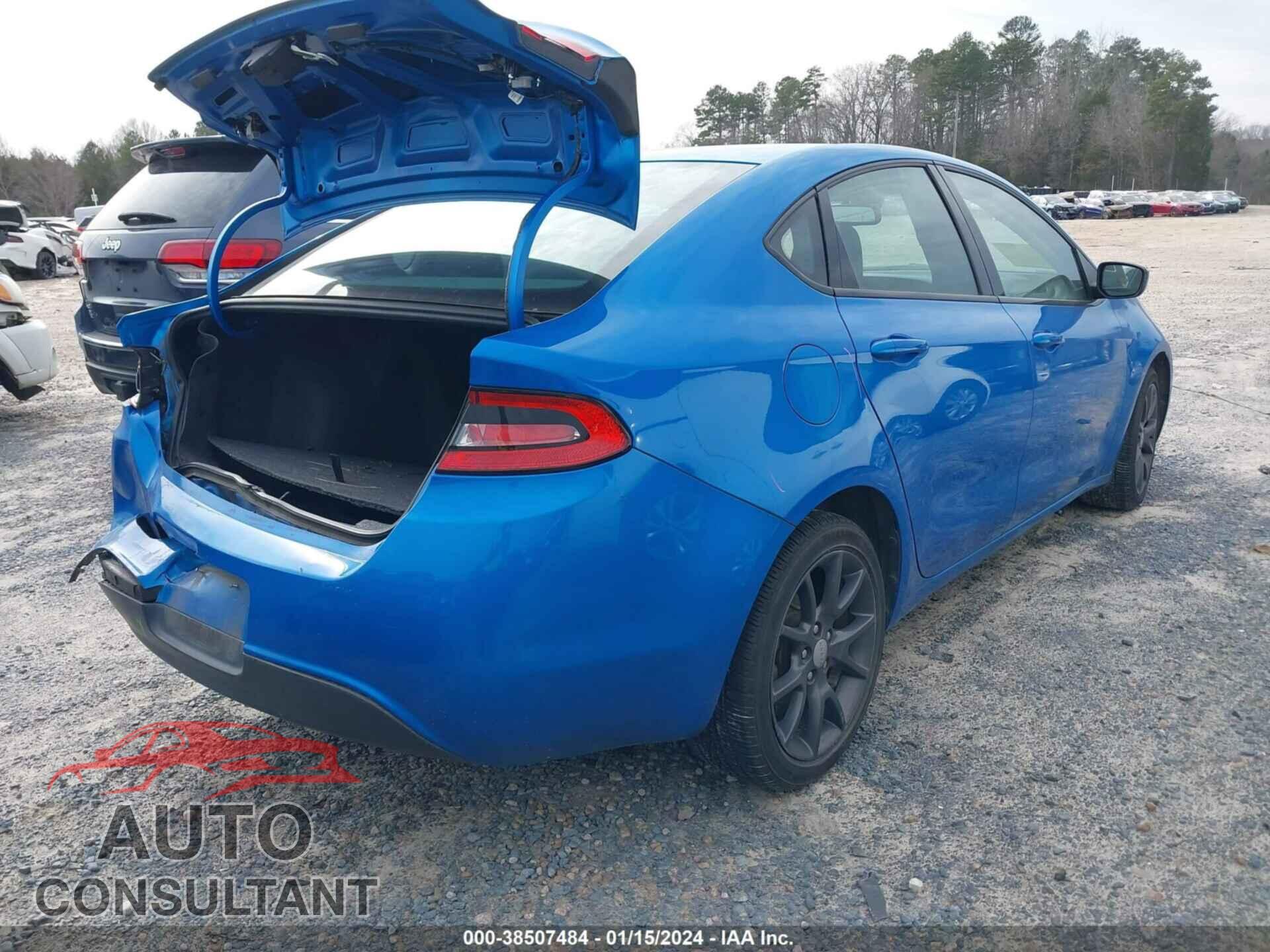 DODGE DART 2016 - 1C3CDFAA3GD577804