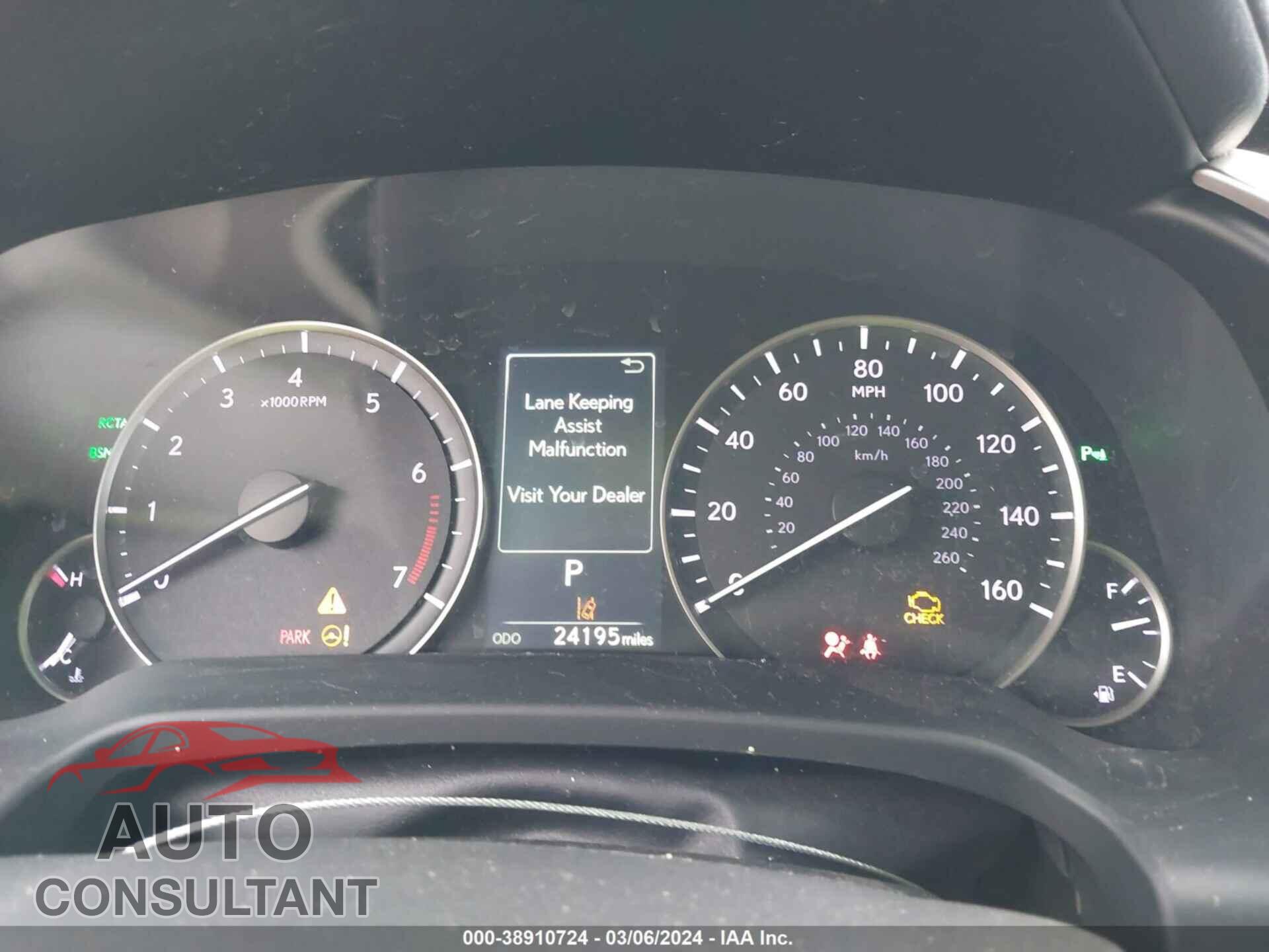 LEXUS RX 2019 - 2T2ZZMCA5KC123788