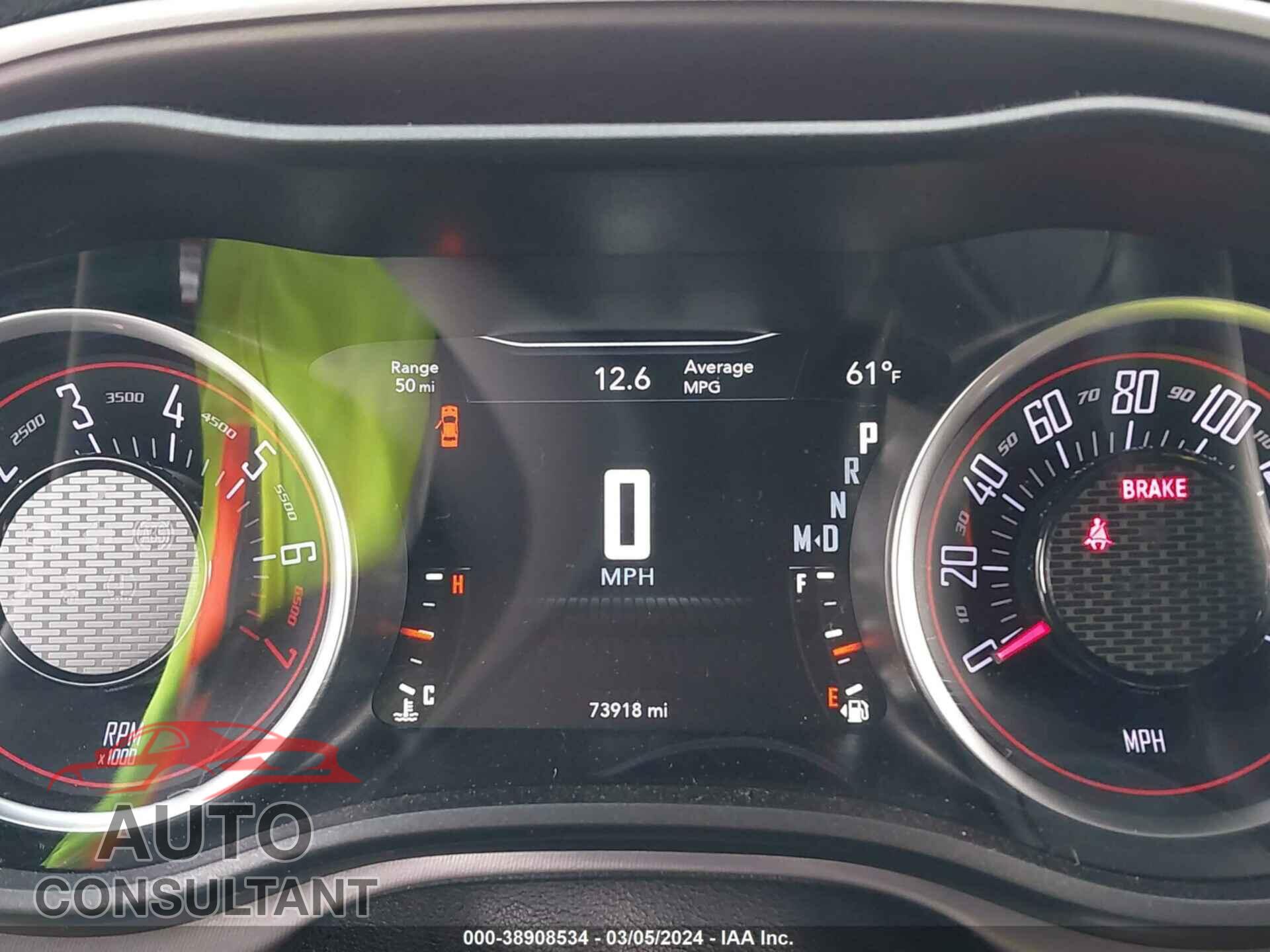 DODGE CHALLENGER 2019 - 2C3CDZAG5KH618368