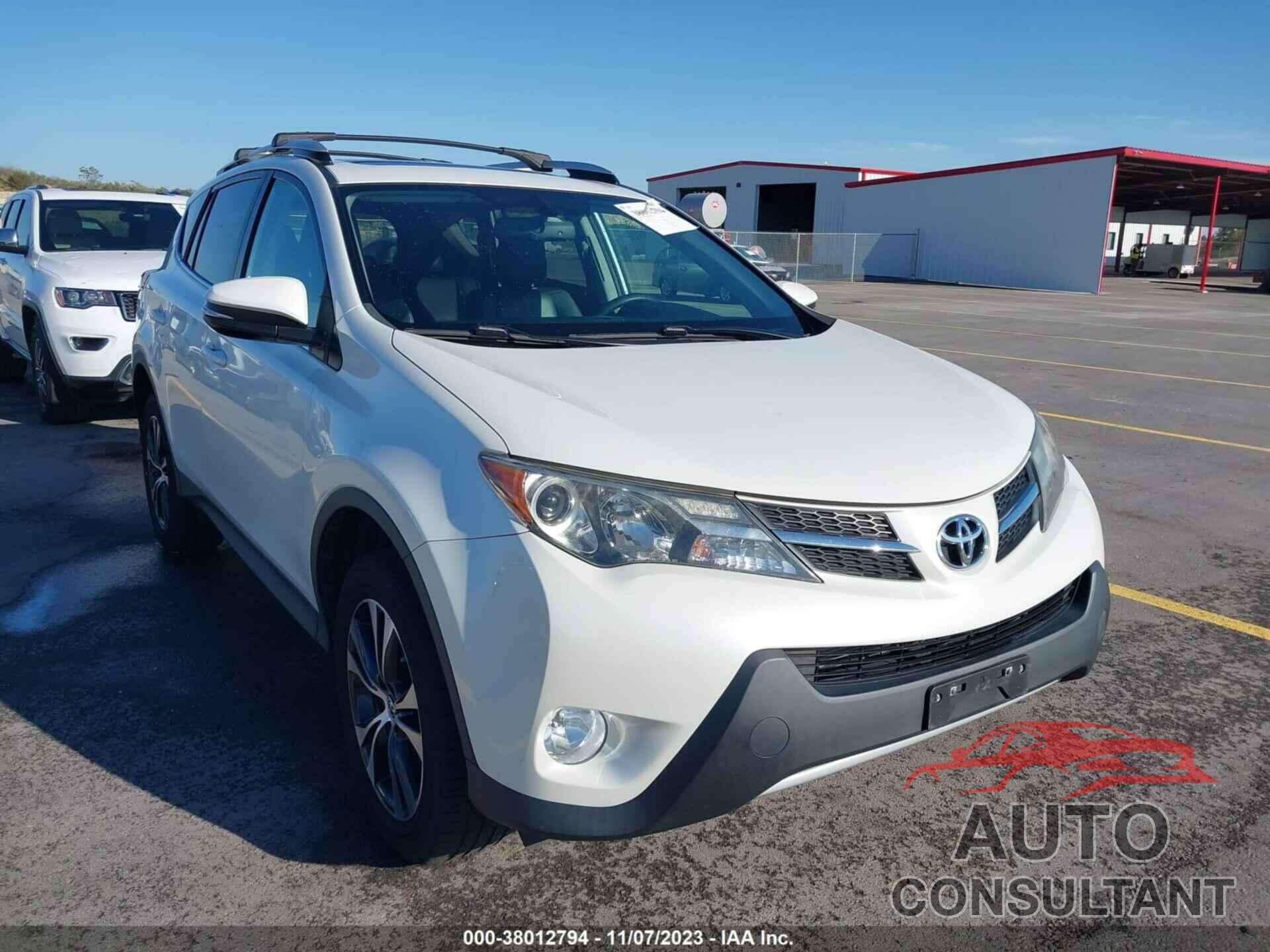 TOYOTA RAV4 2015 - 2T3DFREV4FW341561