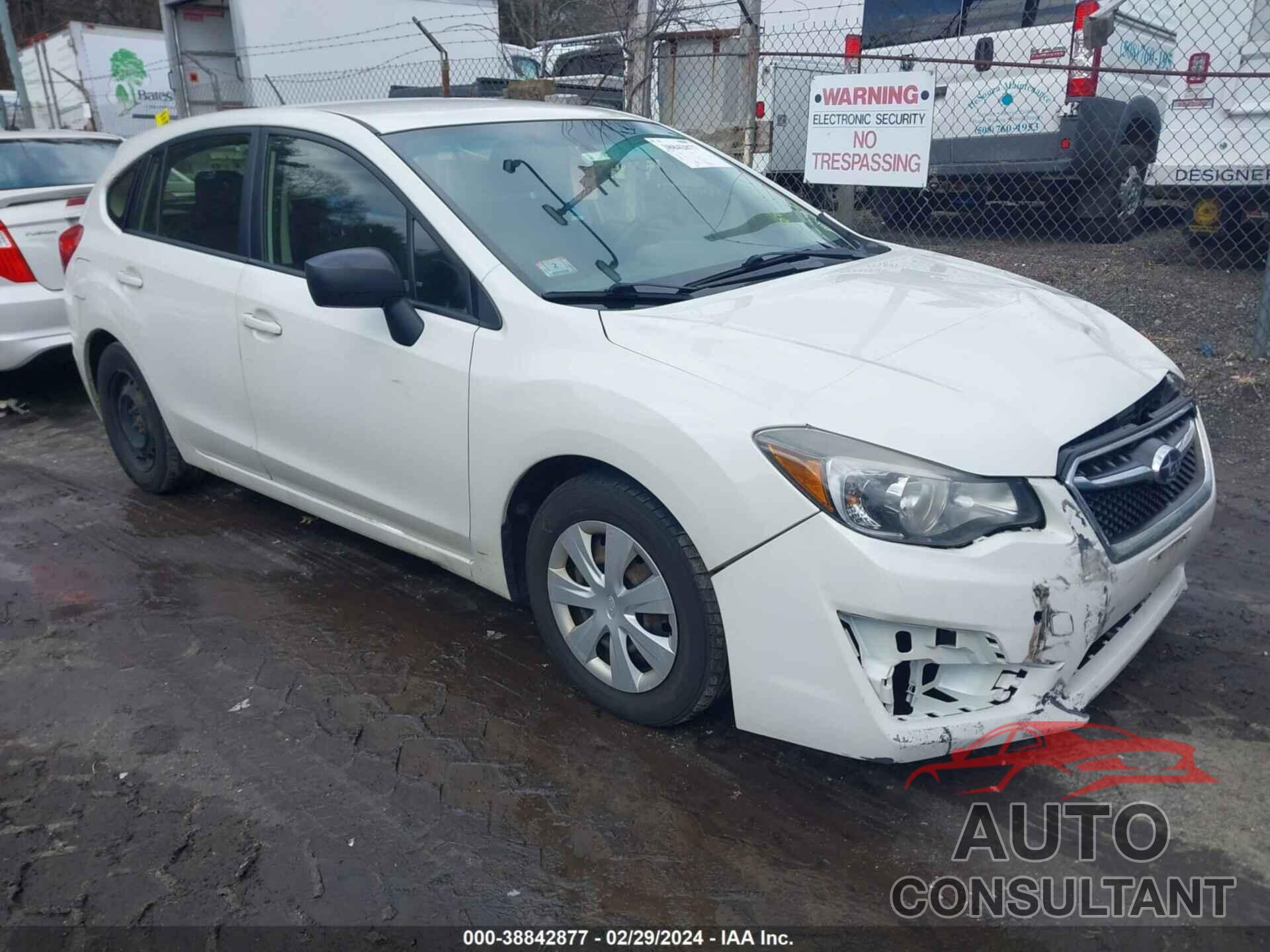 SUBARU IMPREZA 2016 - JF1GPAA69GH200251