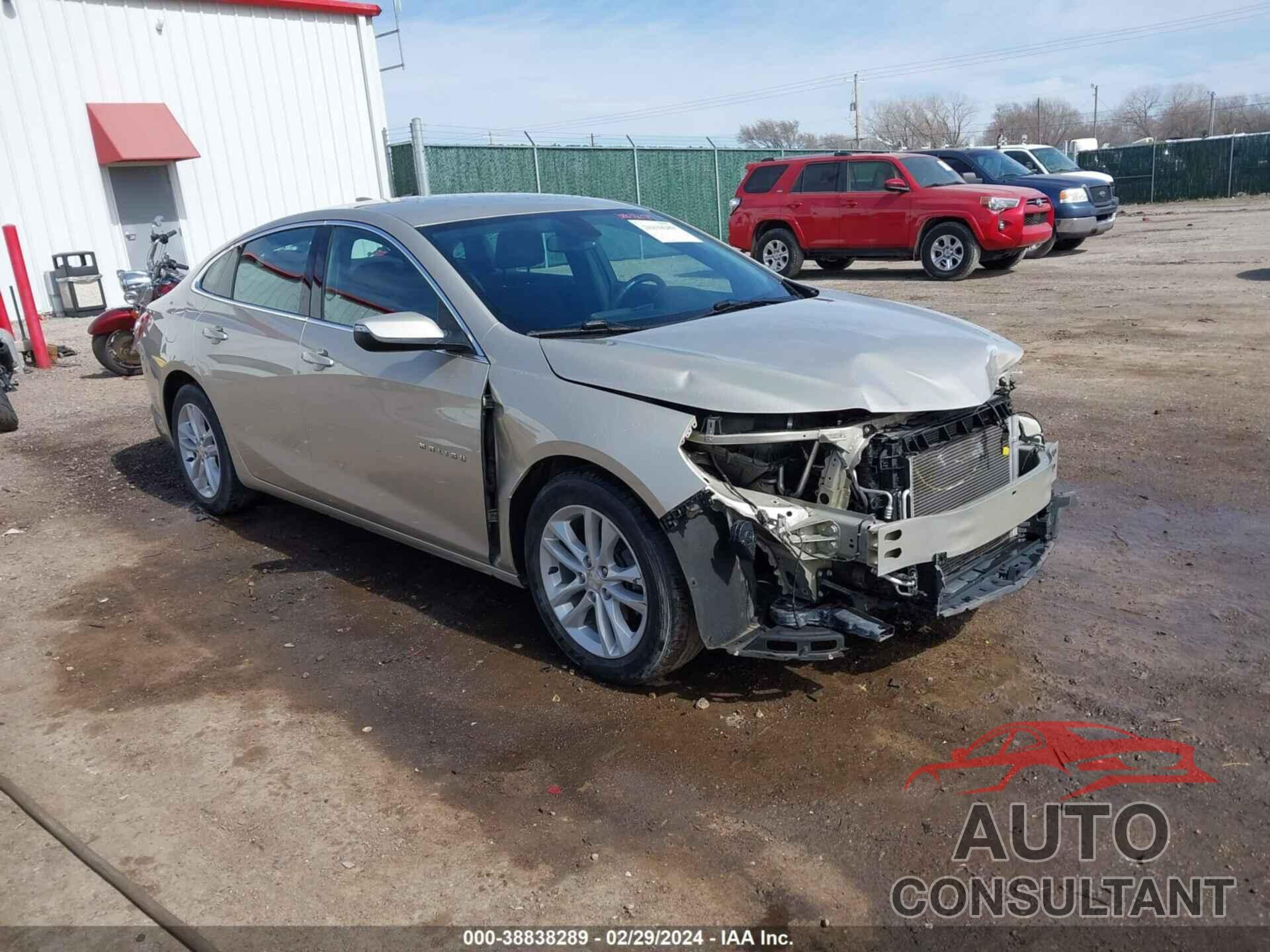 CHEVROLET MALIBU 2016 - 1G1ZE5ST1GF220132