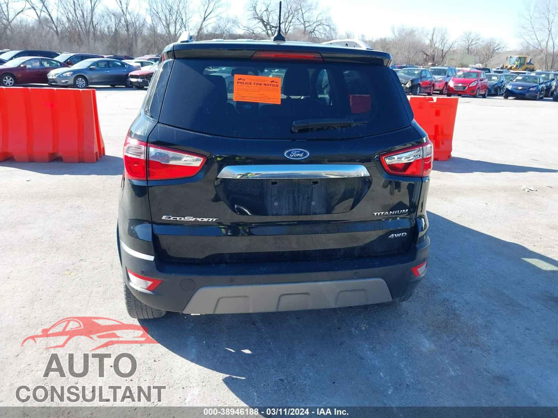 FORD ECOSPORT 2021 - MAJ6S3KL0MC435320
