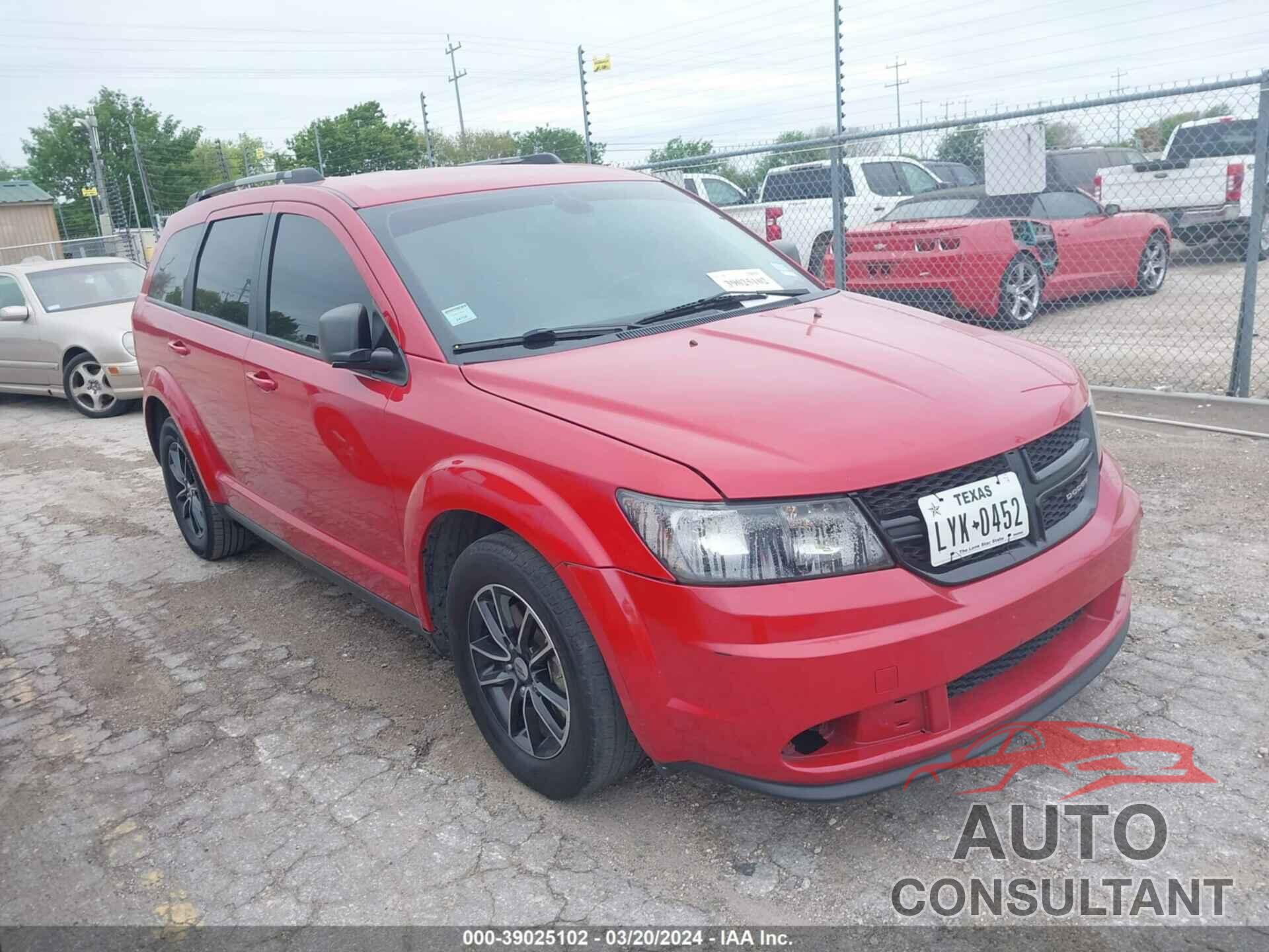 DODGE JOURNEY 2018 - 3C4PDCAB7JT535769