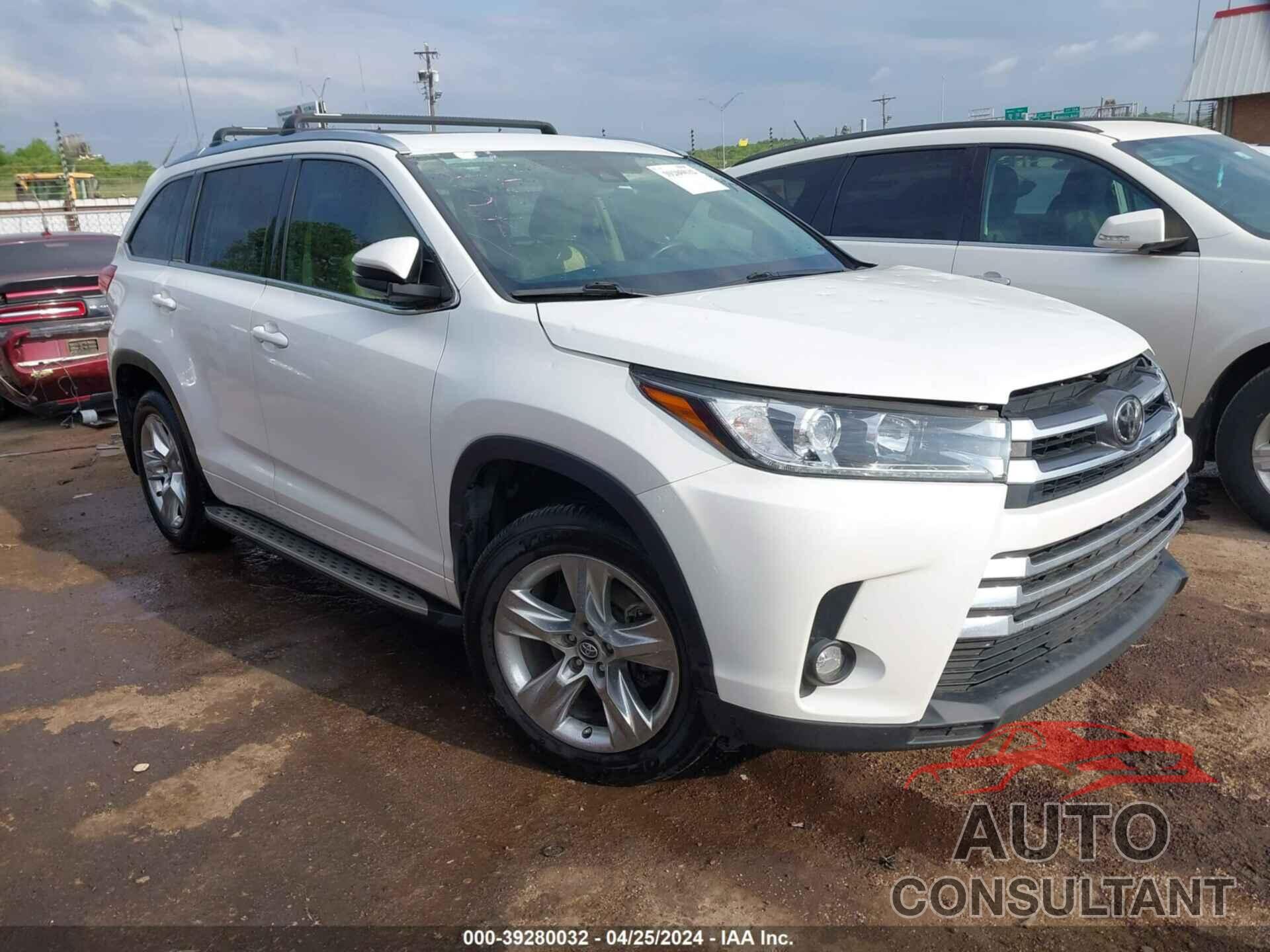 TOYOTA HIGHLANDER 2019 - 5TDYZRFH8KS341771