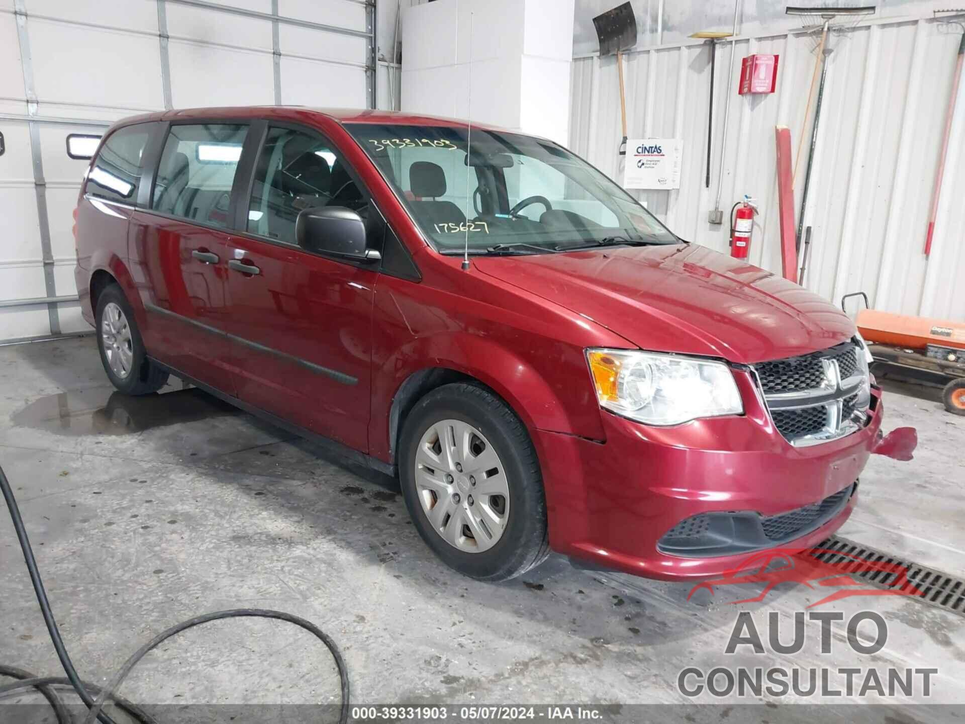 DODGE GRAND CARAVAN 2016 - 2C4RDGBG1GR195721