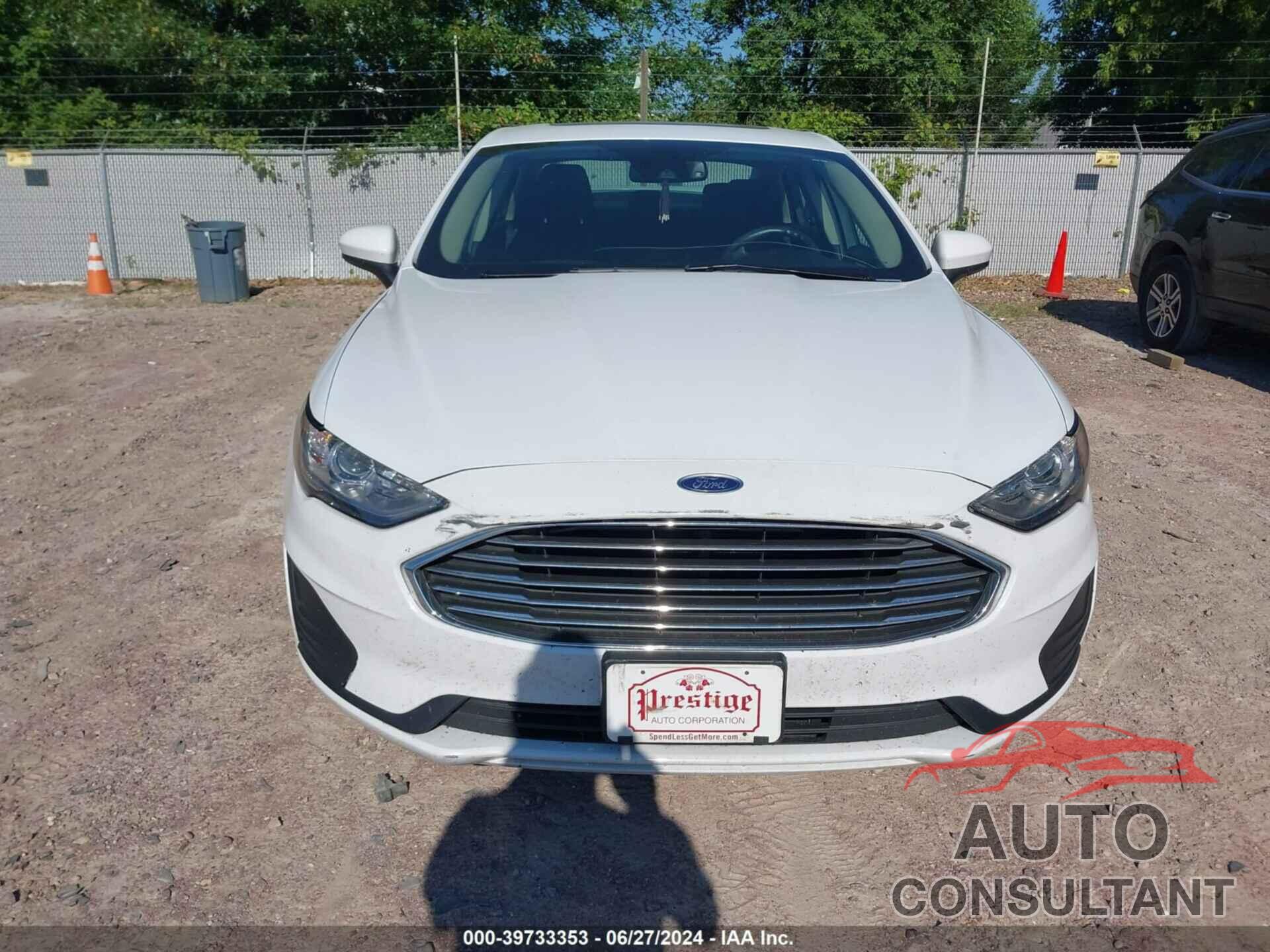 FORD FUSION 2019 - 3FA6P0T9XKR259426