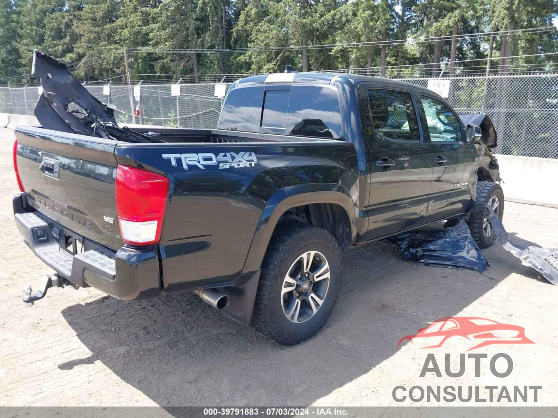 TOYOTA TACOMA 2017 - 5TFCZ5AN0HX110611