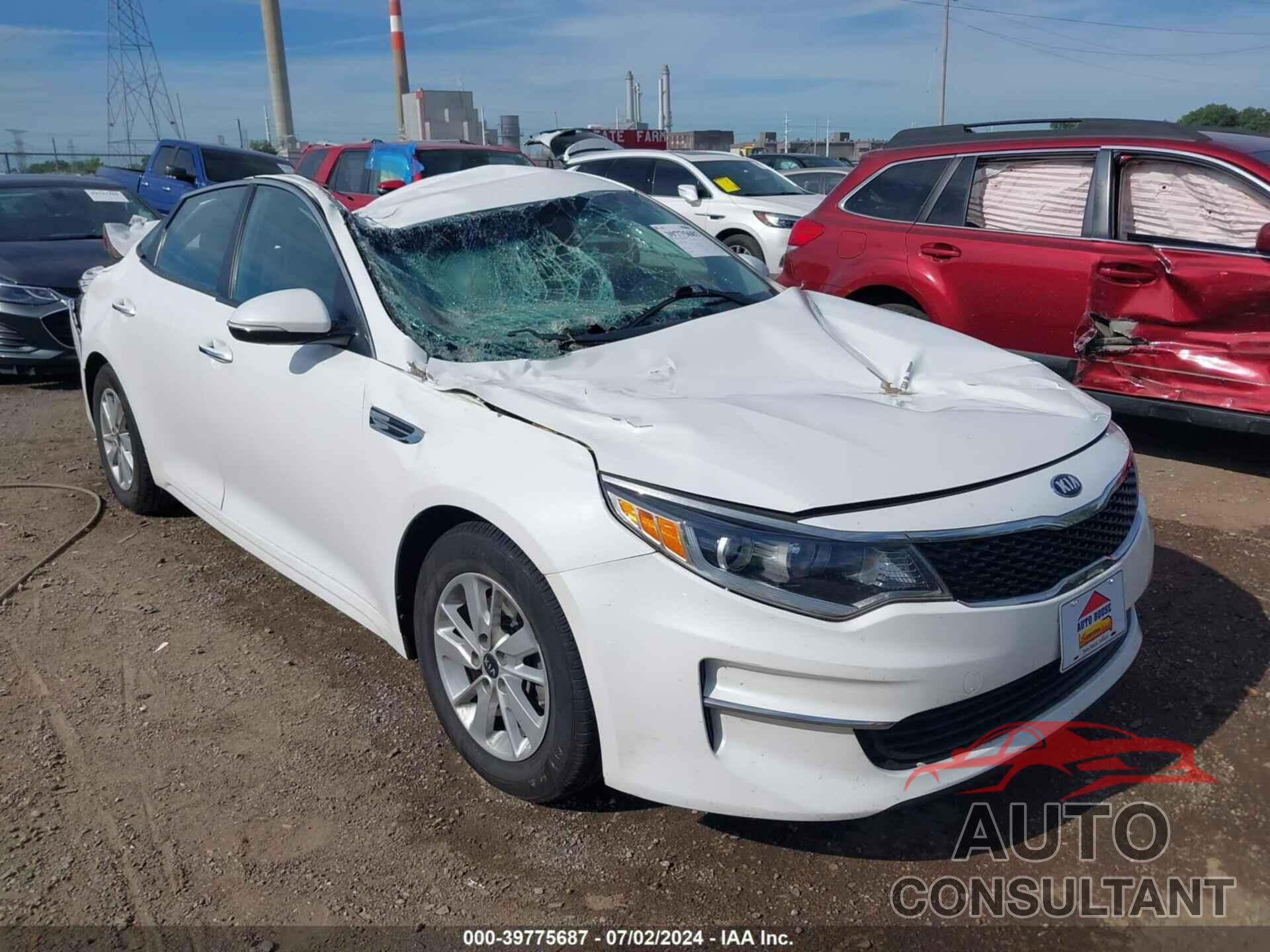 KIA OPTIMA 2016 - KNAGT4L35G5088976
