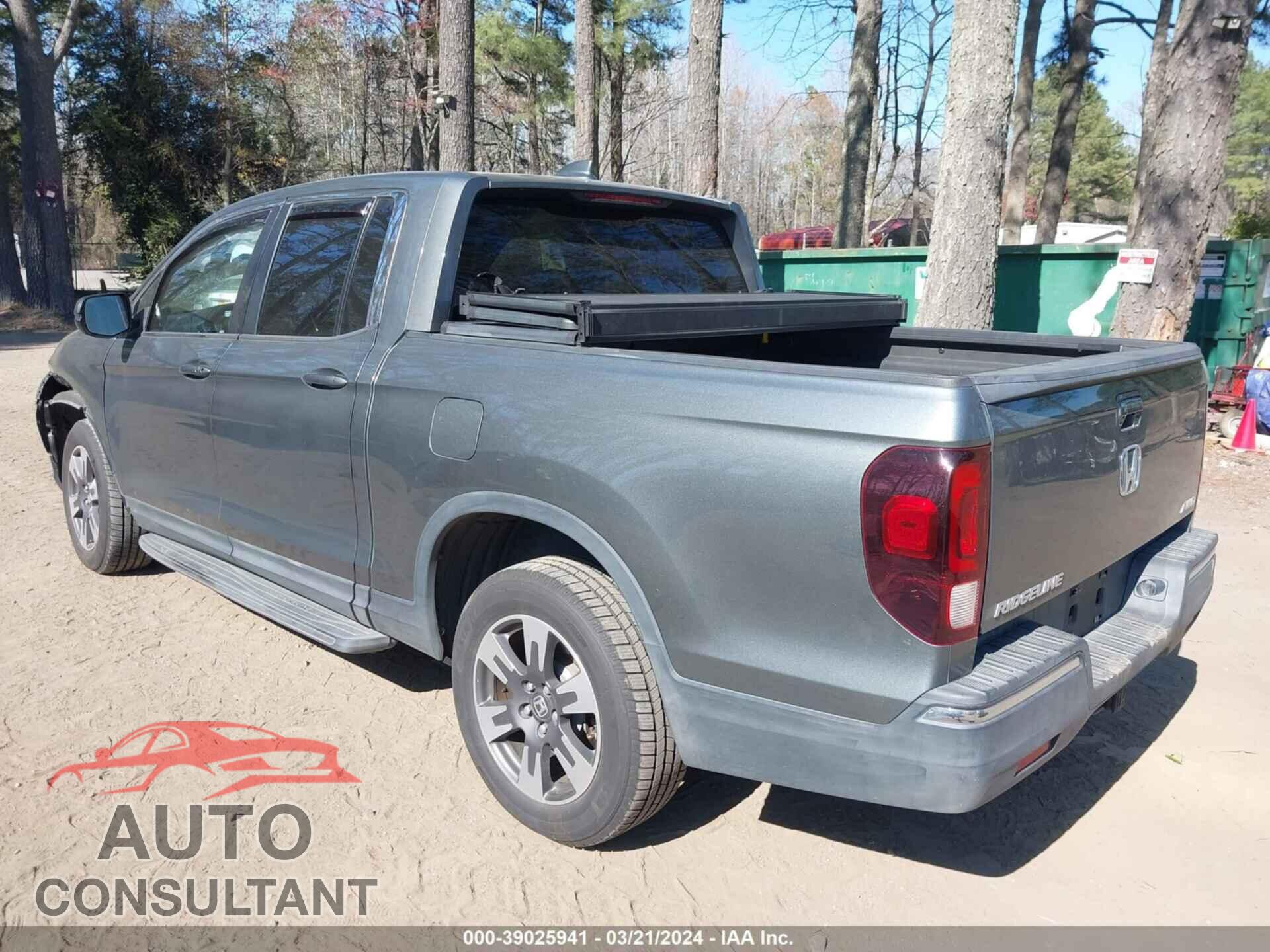 HONDA RIDGELINE 2017 - 5FPYK3F61HB017517