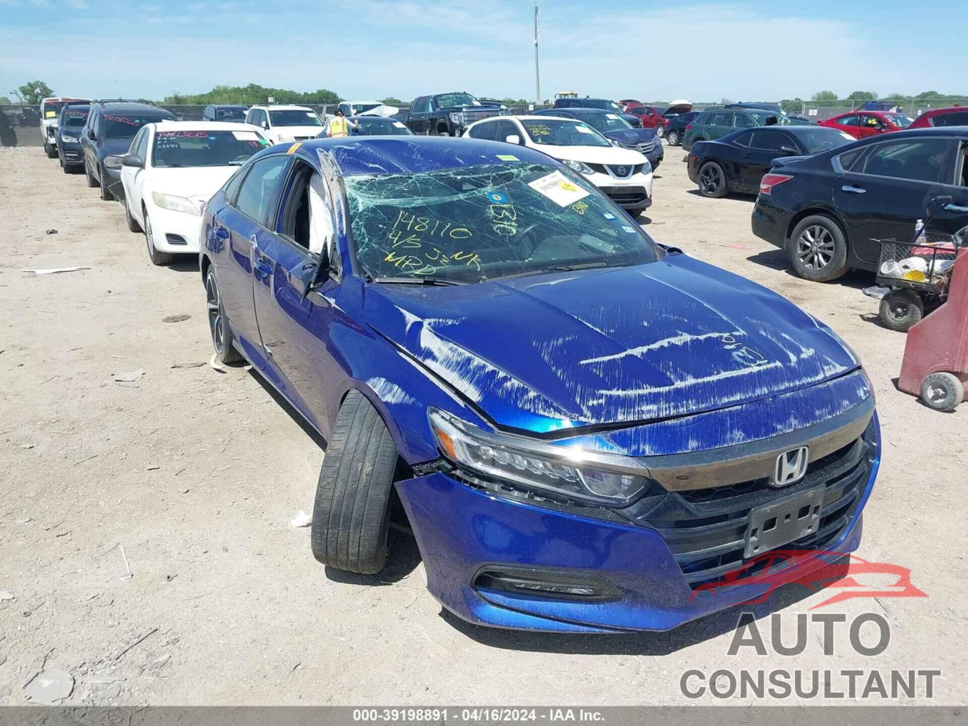 HONDA ACCORD 2019 - 1HGCV1F38KA032666