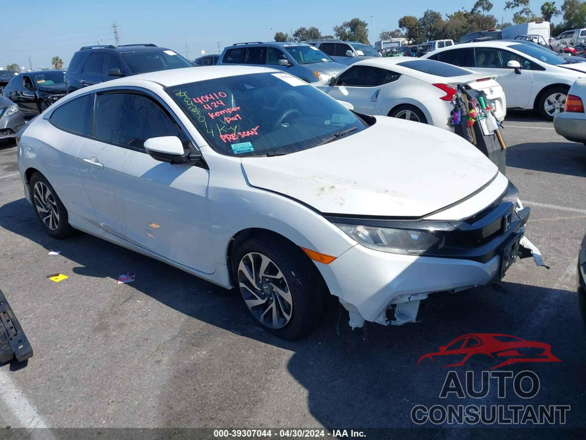 HONDA CIVIC 2019 - 2HGFC4B62KH304358