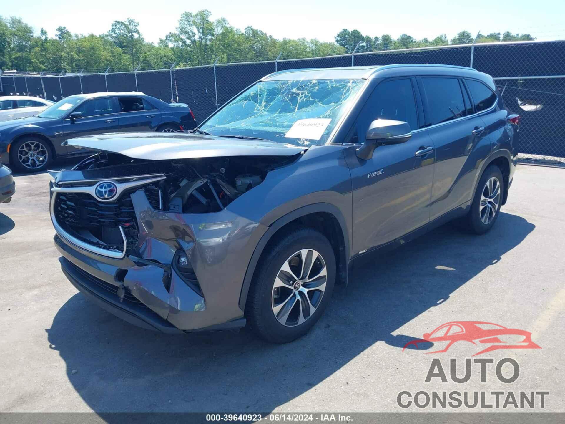 TOYOTA HIGHLANDER 2021 - 5TDGBRCH2MS052781