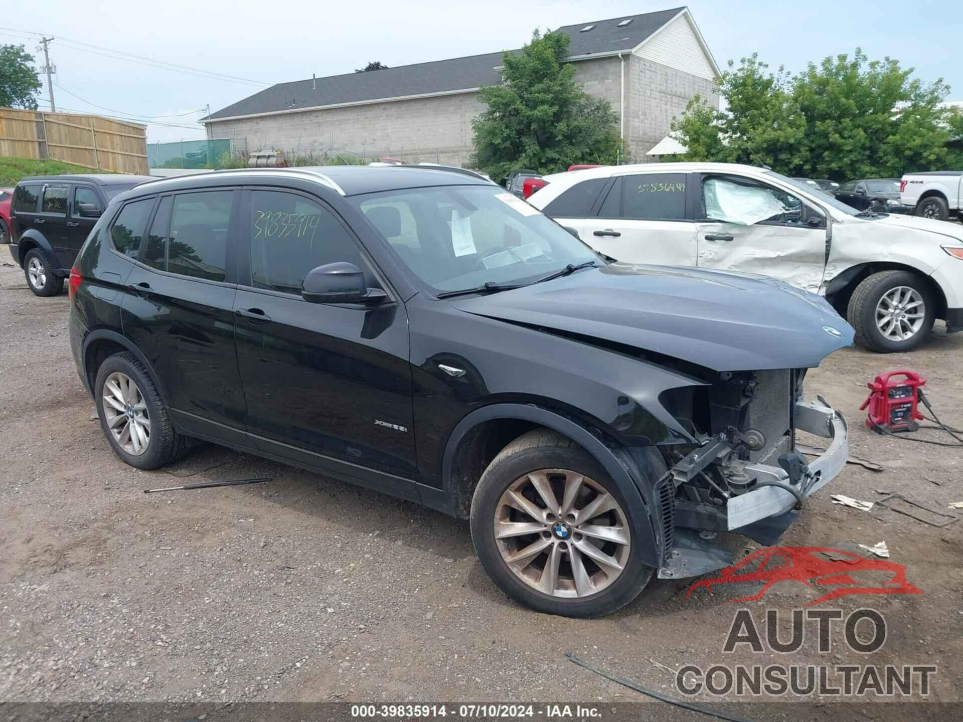 BMW X3 2016 - 5UXWX9C58G0D80167