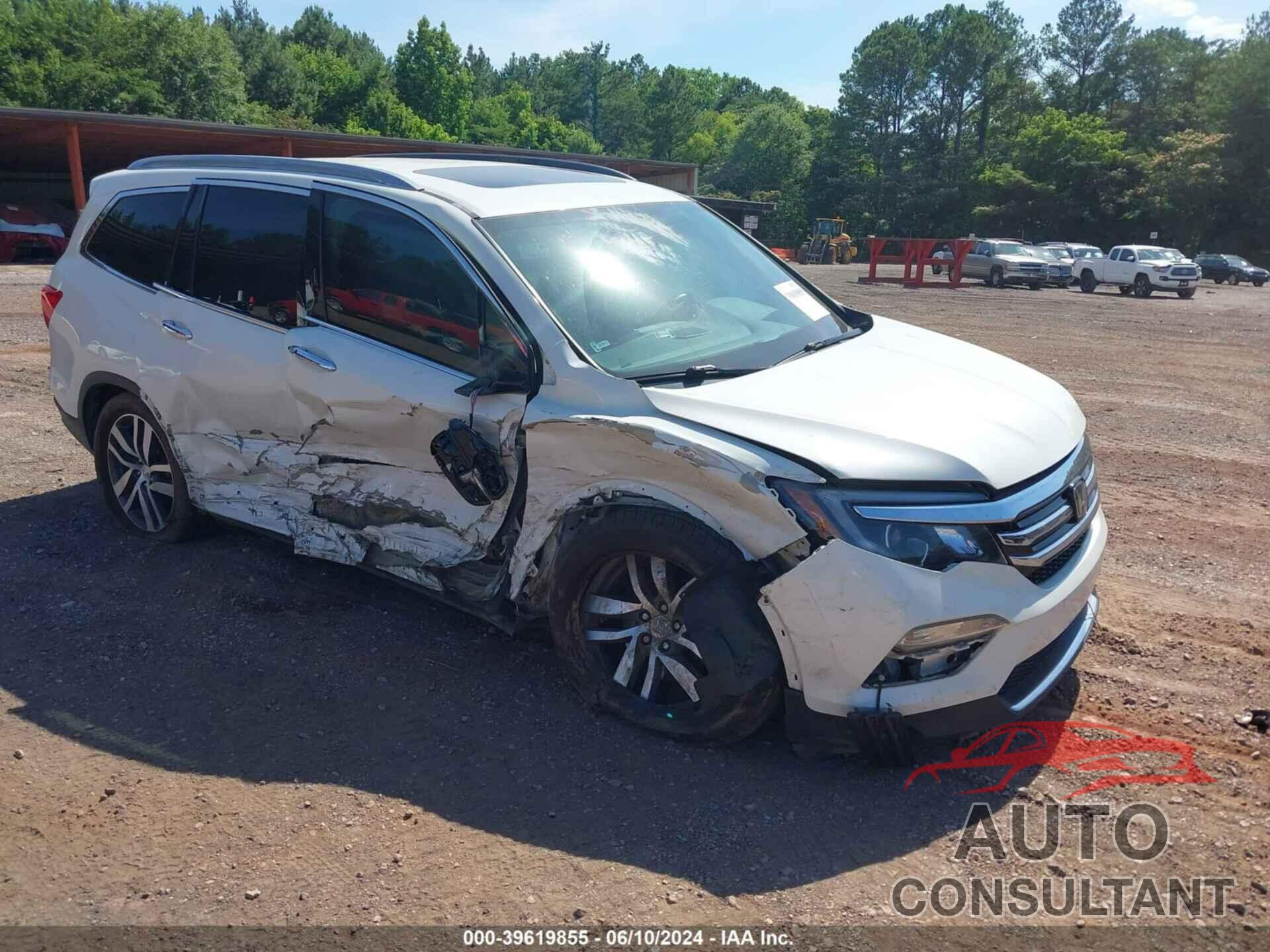 HONDA PILOT 2017 - 5FNYF5H96HB034538