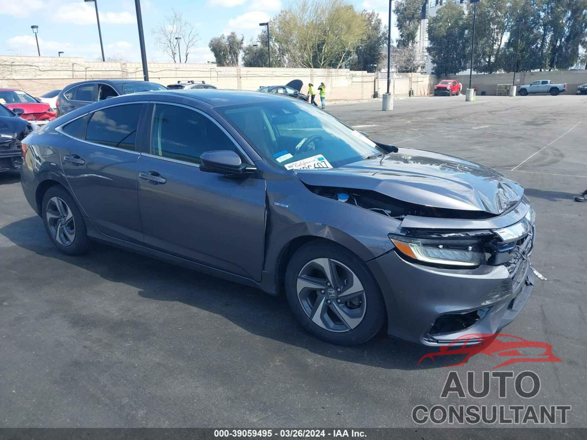 HONDA INSIGHT 2019 - 19XZE4F52KE016956