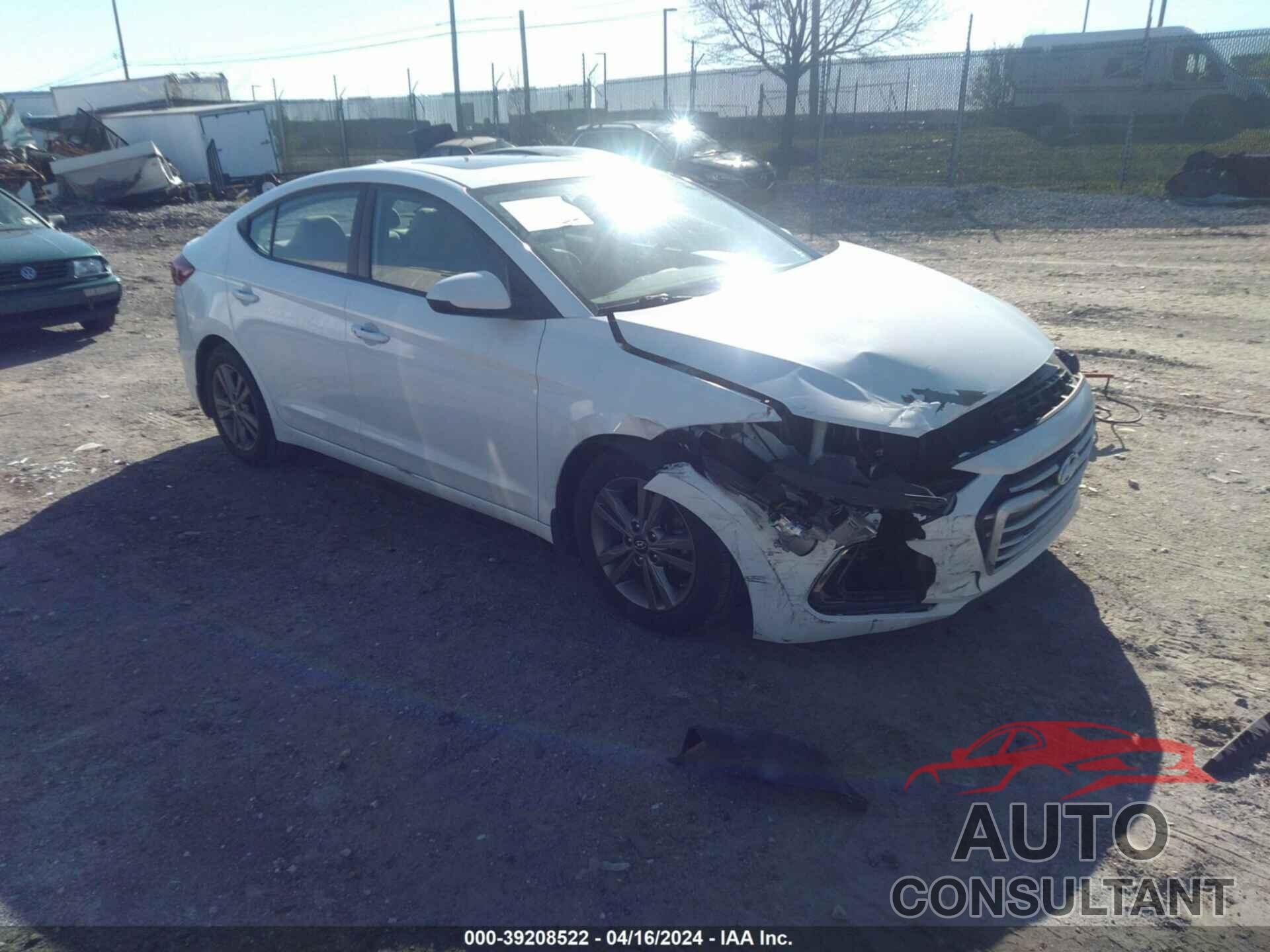 HYUNDAI ELANTRA 2018 - 5NPD84LF9JH249967