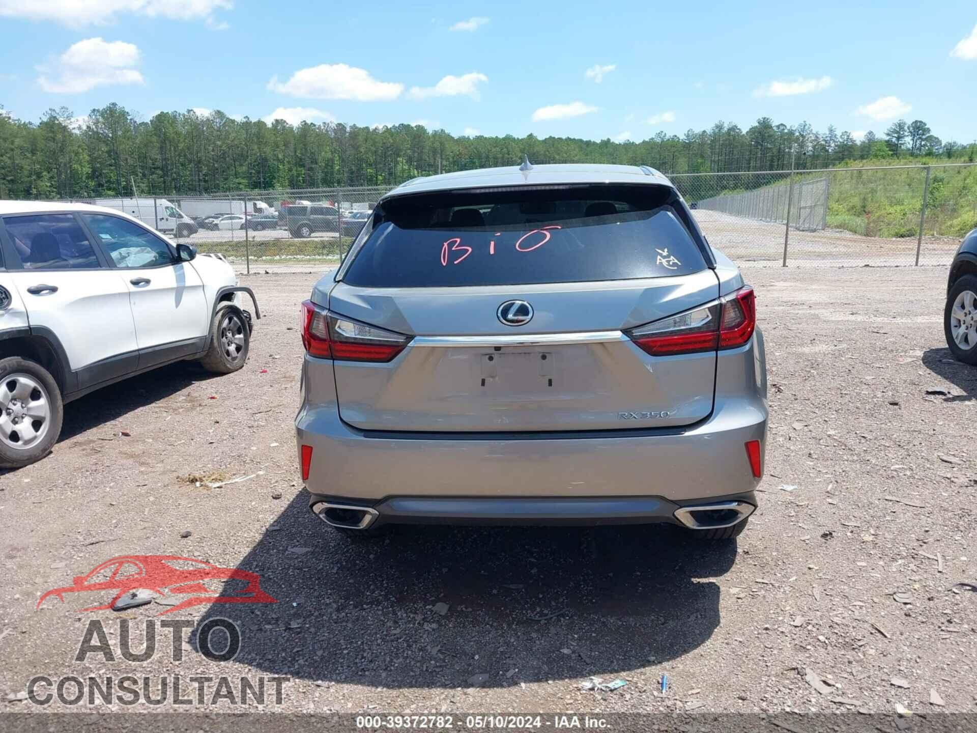 LEXUS RX 2017 - 2T2ZZMCA1HC034583