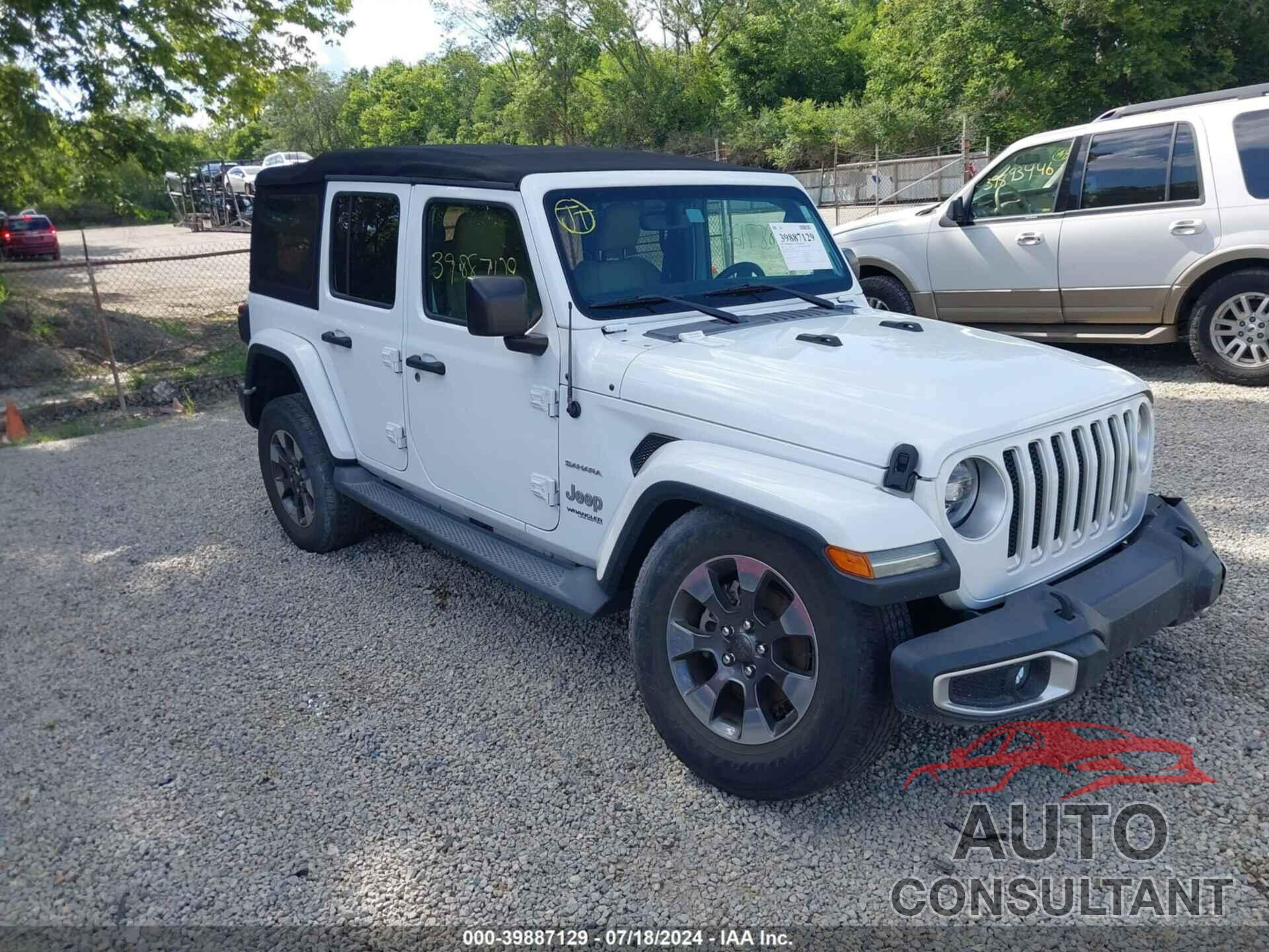 JEEP WRANGLER UNLIMITED 2018 - 1C4HJXEG7JW166948