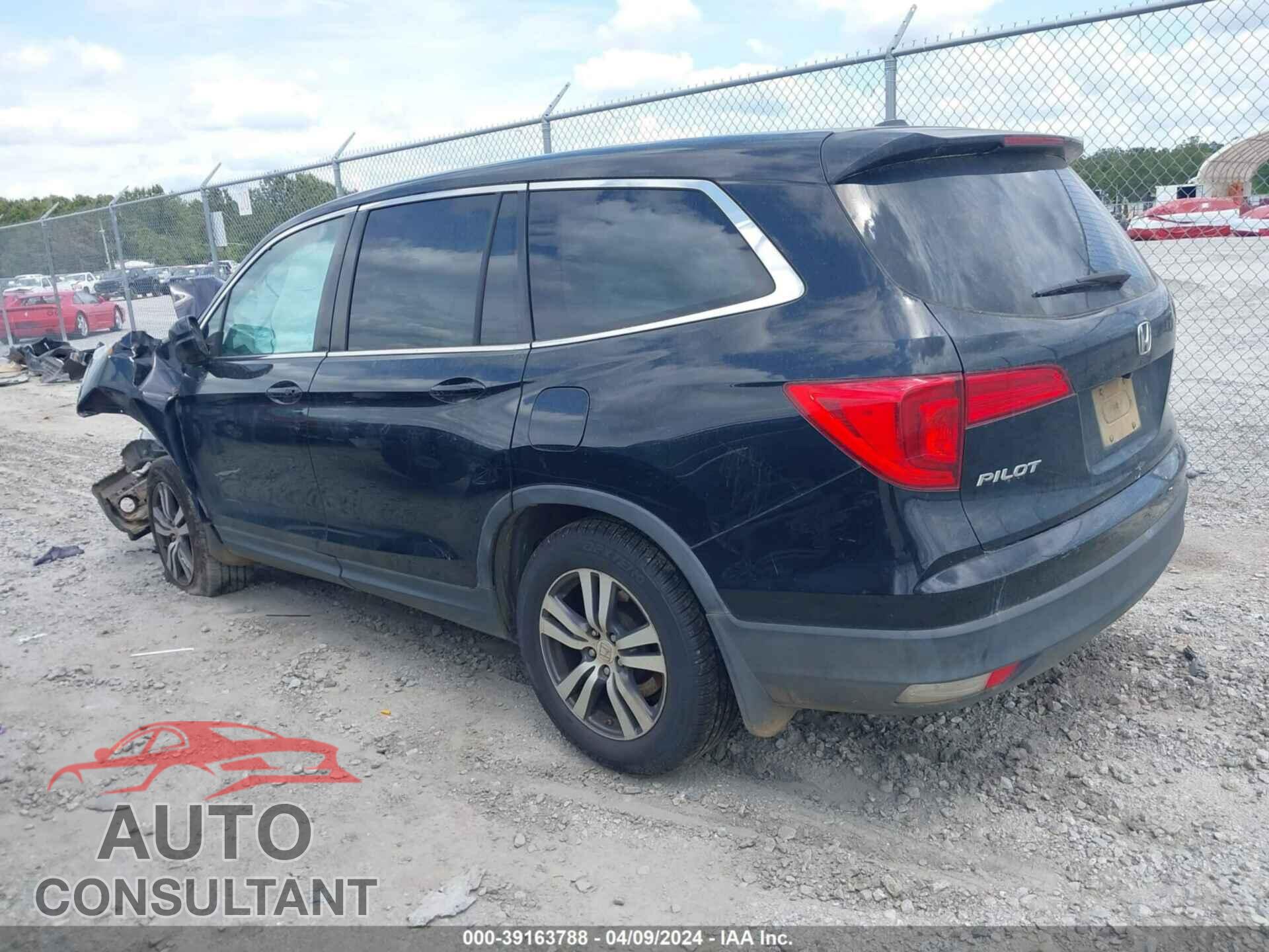 HONDA PILOT 2016 - 5FNYF5H50GB044400