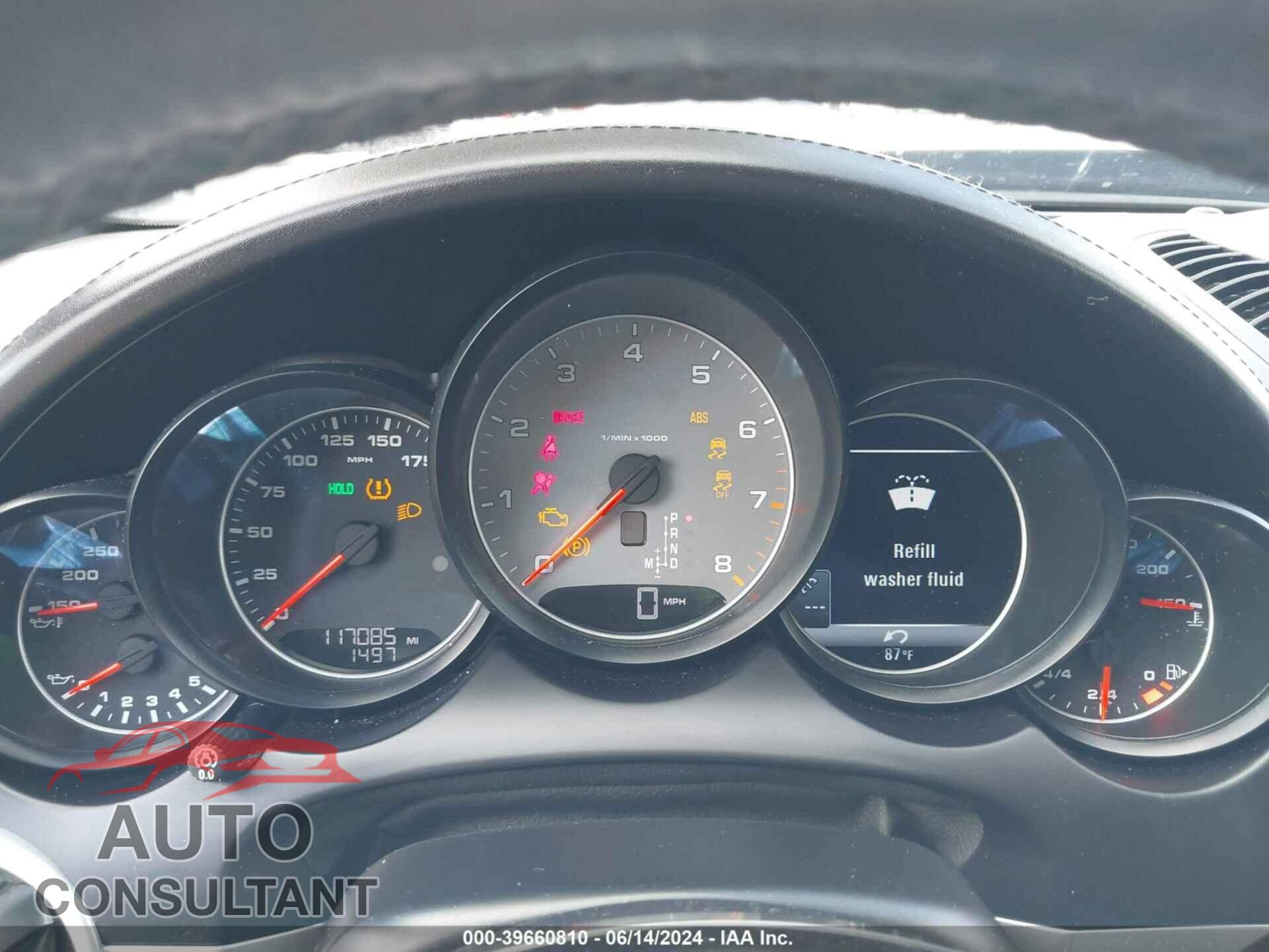 PORSCHE CAYENNE 2017 - WP1AB2A26HLA50534