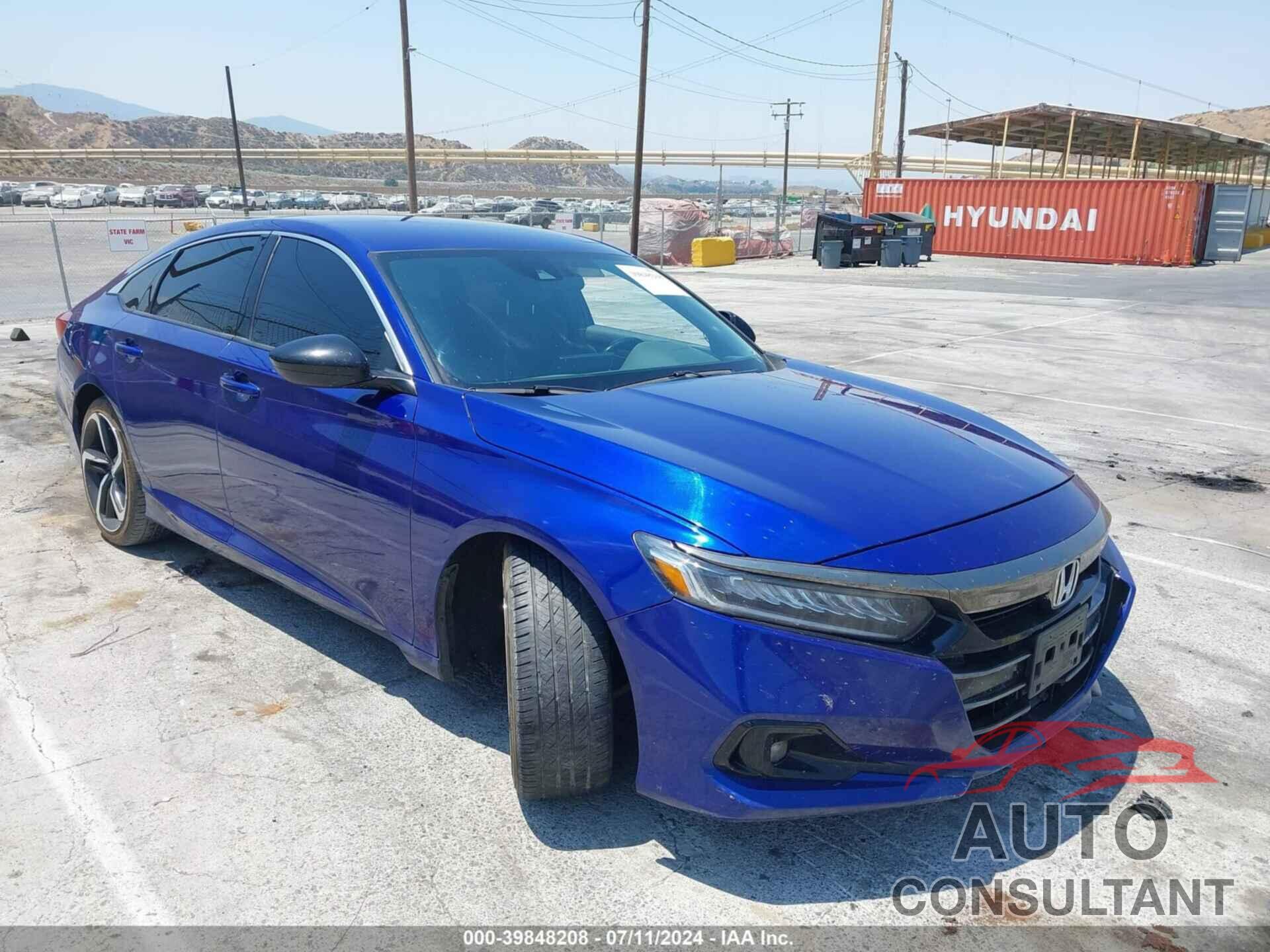 HONDA ACCORD 2022 - 1HGCV1F31NA008763