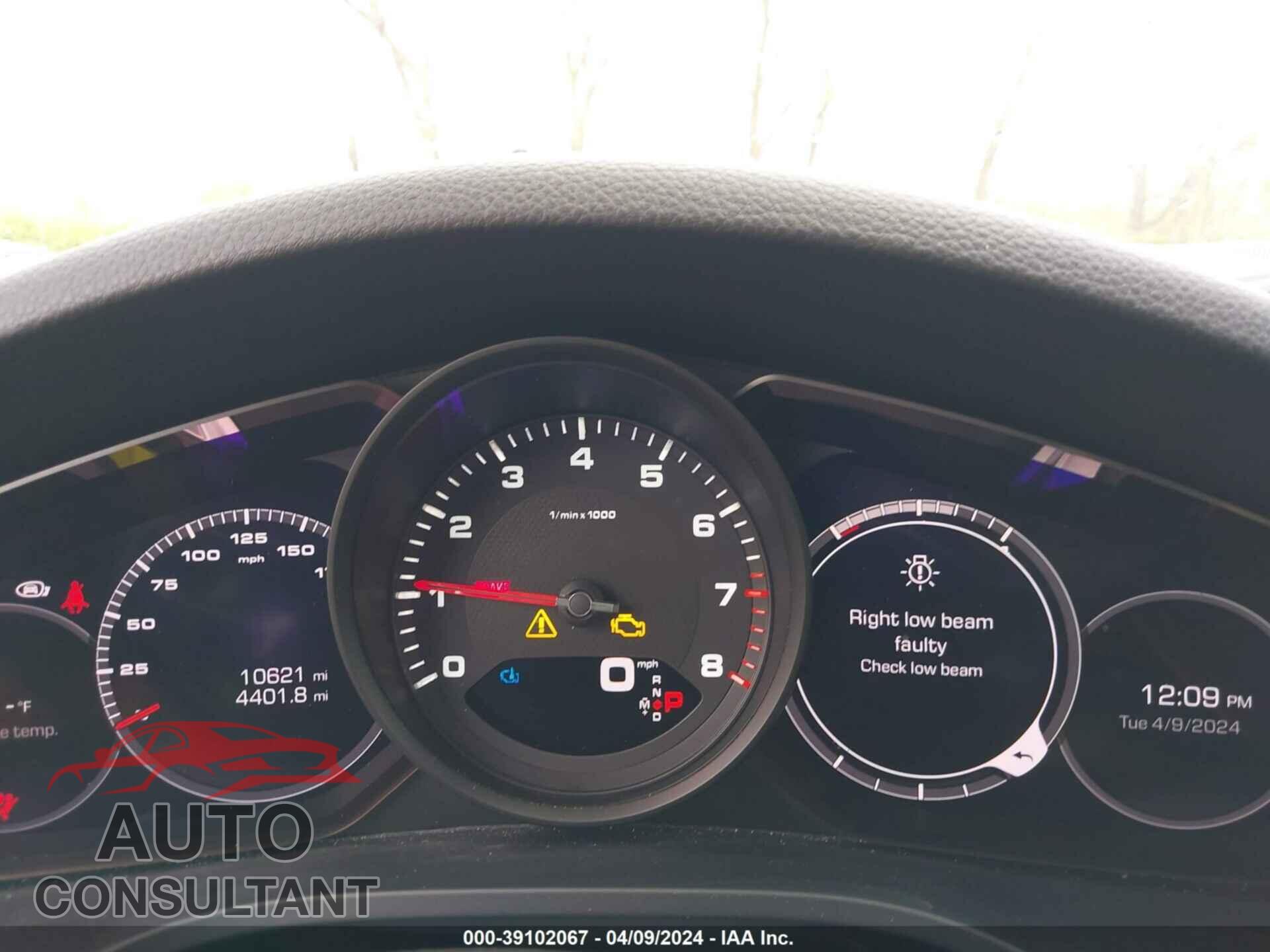 PORSCHE CAYENNE 2021 - WP1AA2AY7MDA03900
