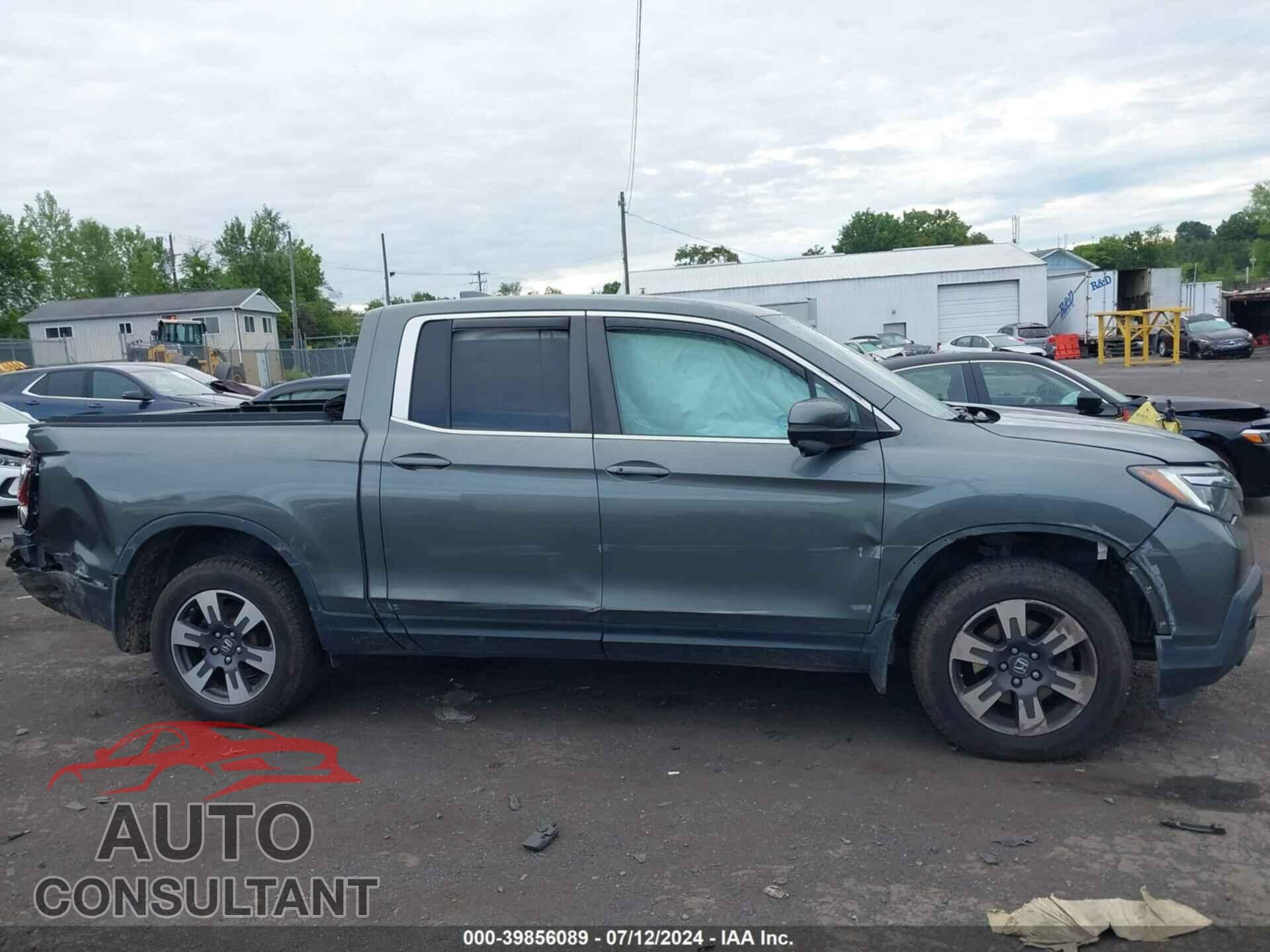 HONDA RIDGELINE 2017 - 5FPYK3F68HB030233
