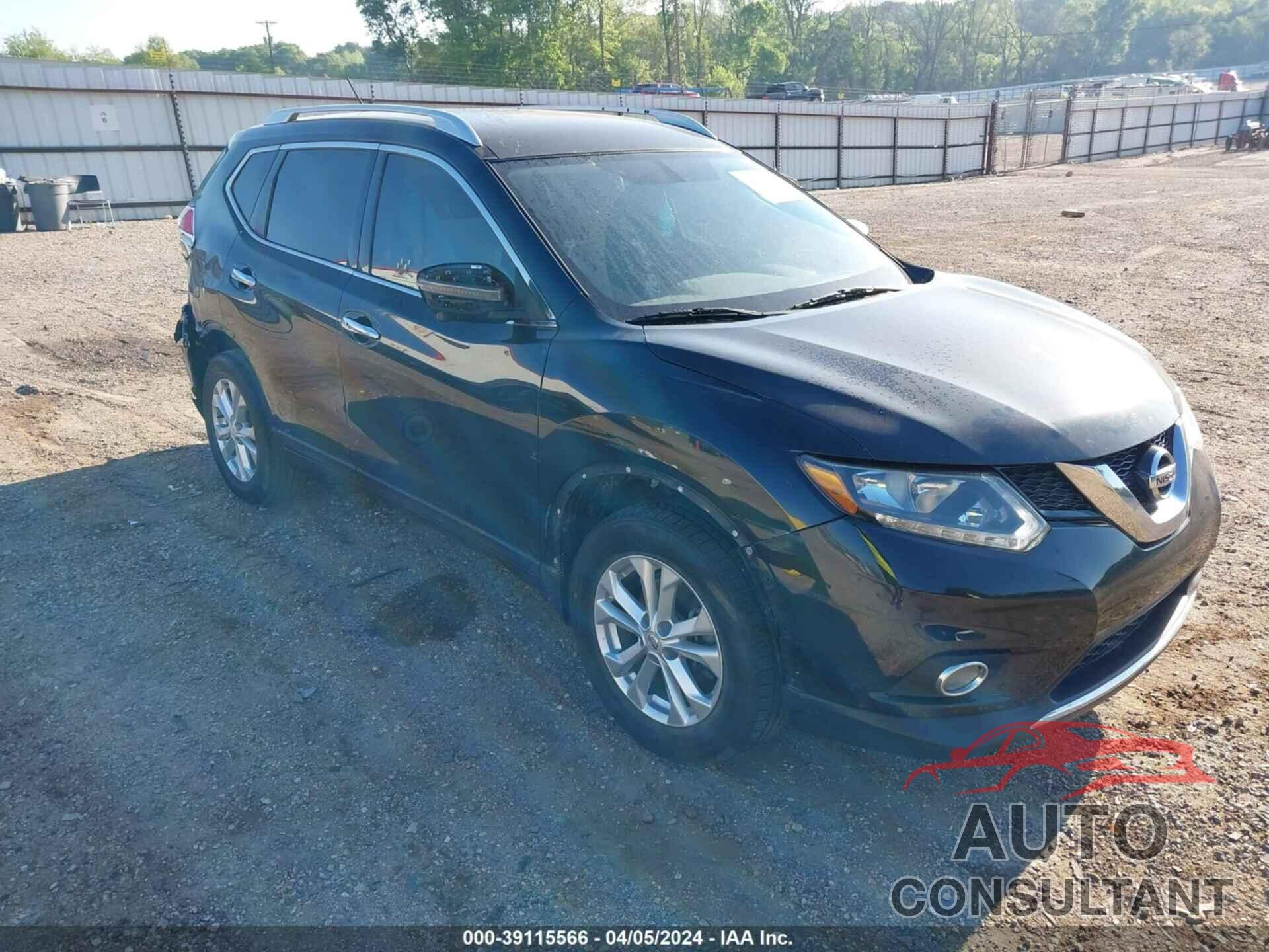 NISSAN ROGUE 2016 - KNMAT2MT0GP736689