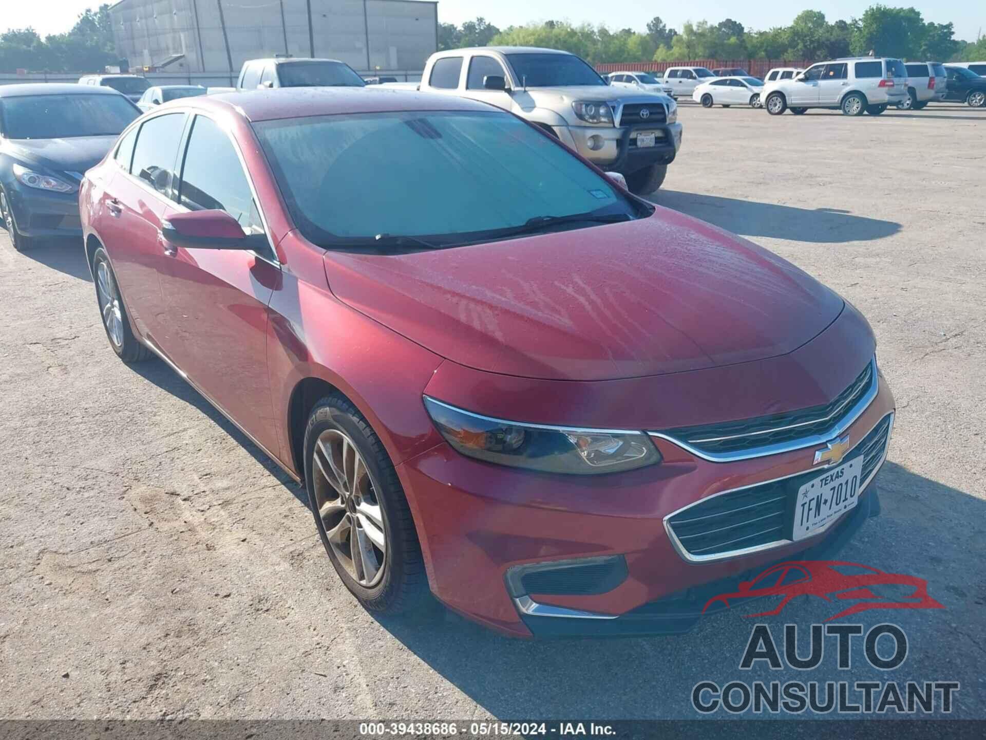 CHEVROLET MALIBU 2016 - 1G1ZE5ST2GF320076