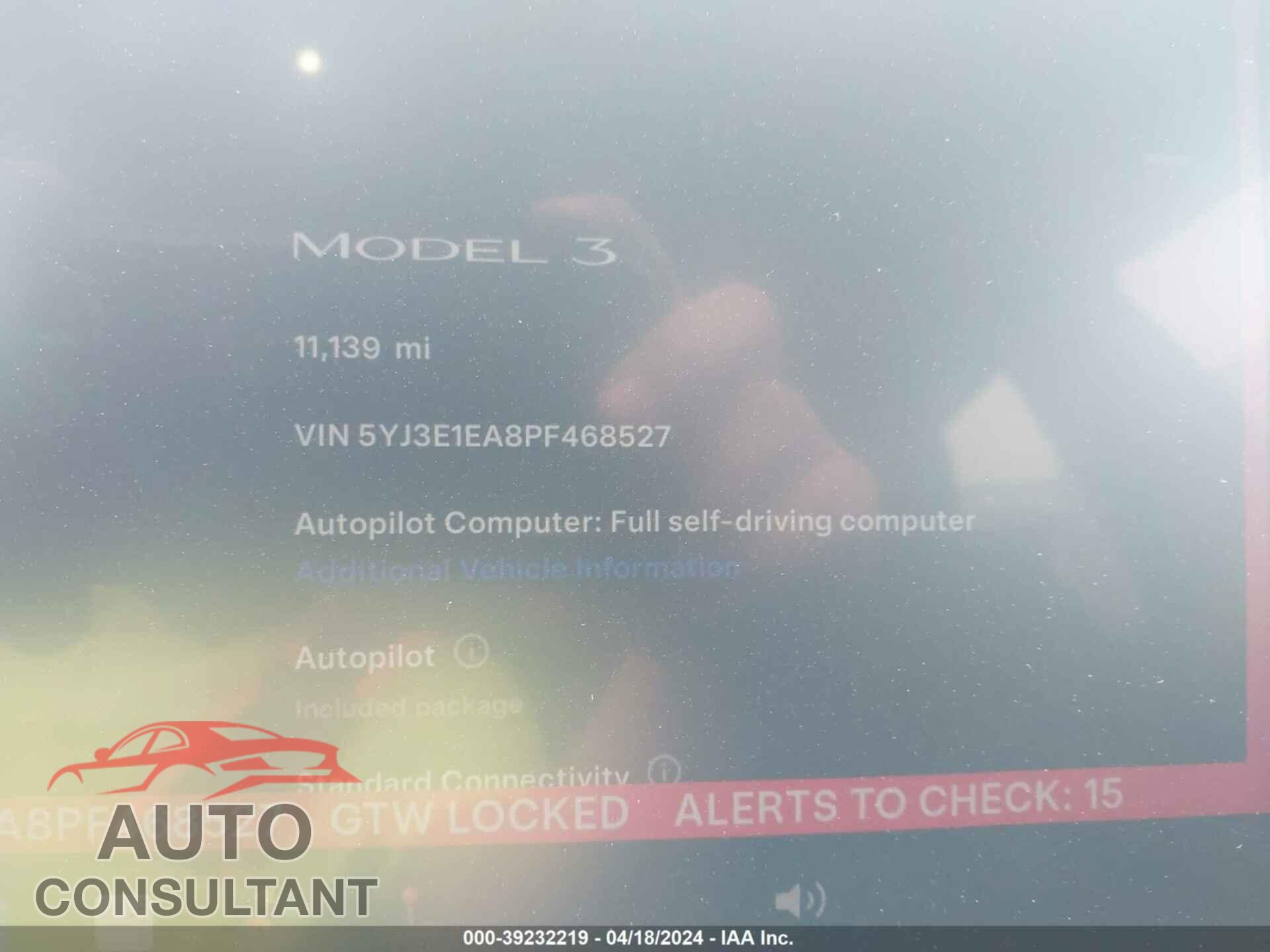 TESLA MODEL 3 2023 - 5YJ3E1EA8PF468527