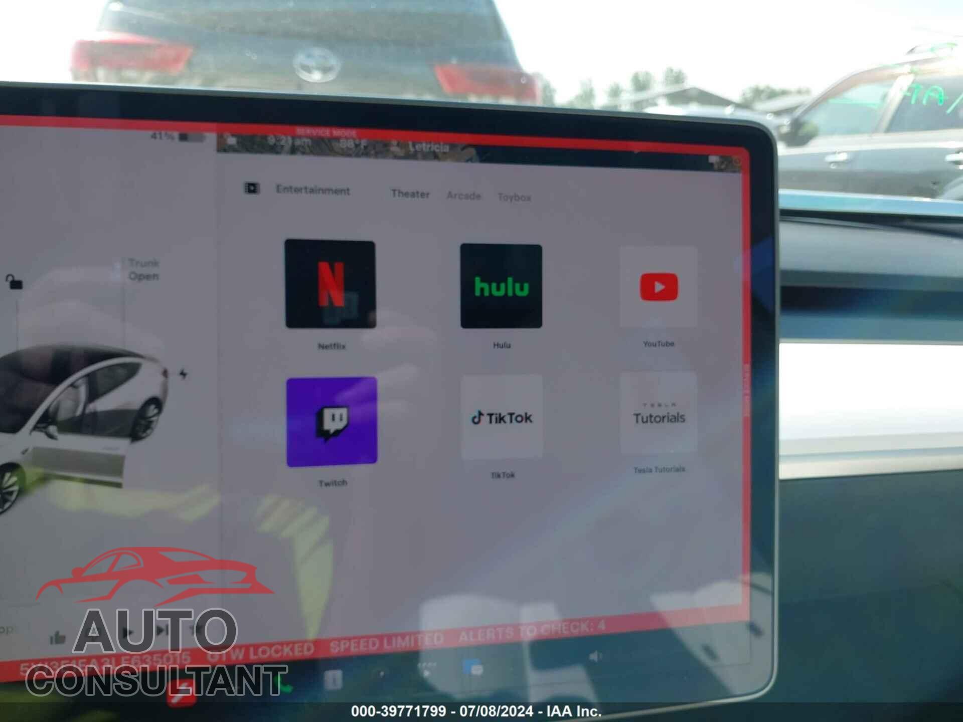 TESLA MODEL 3 2020 - 5YJ3E1EA3LF635015