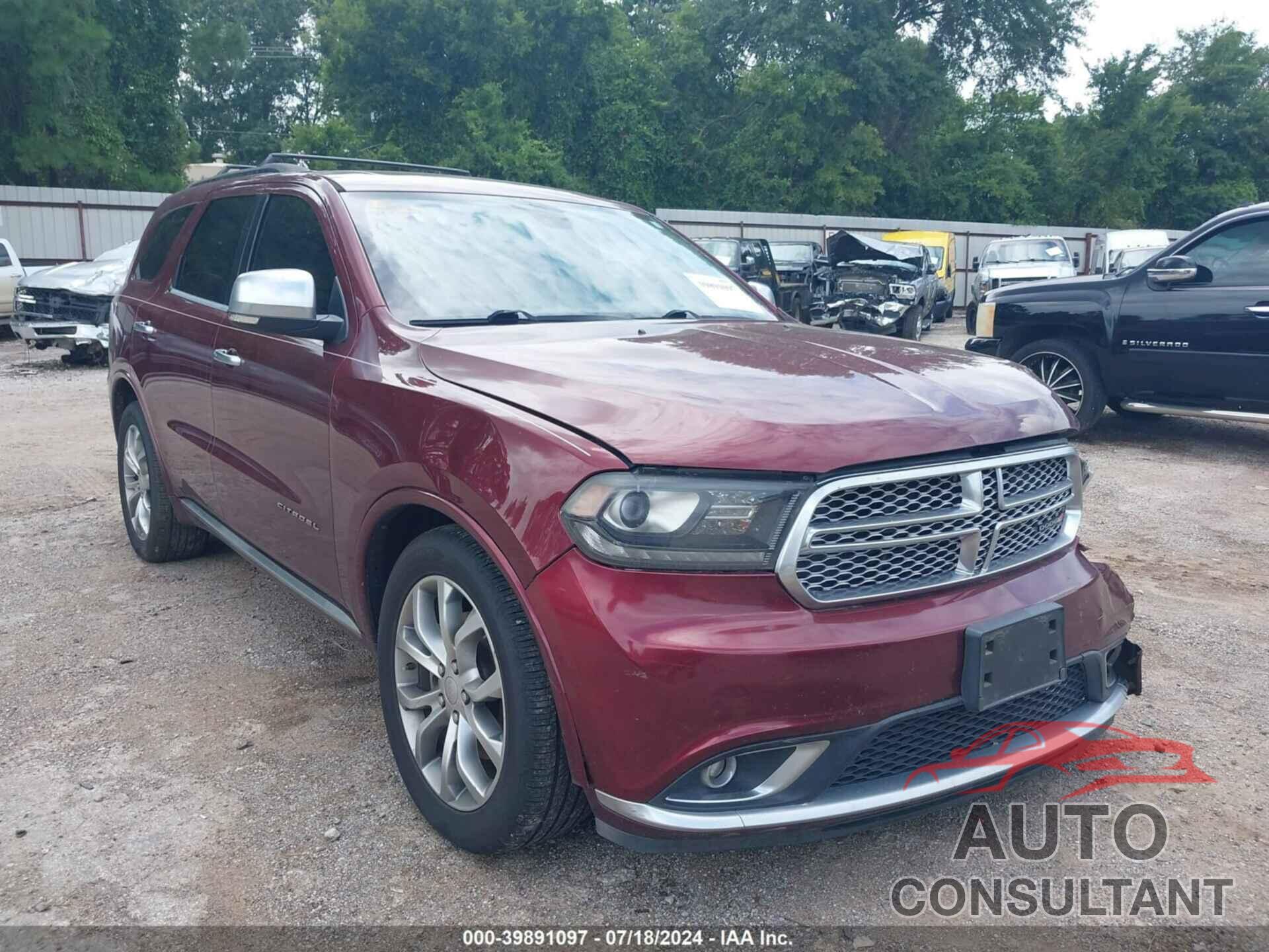 DODGE DURANGO 2016 - 1C4RDHEG4GC396751