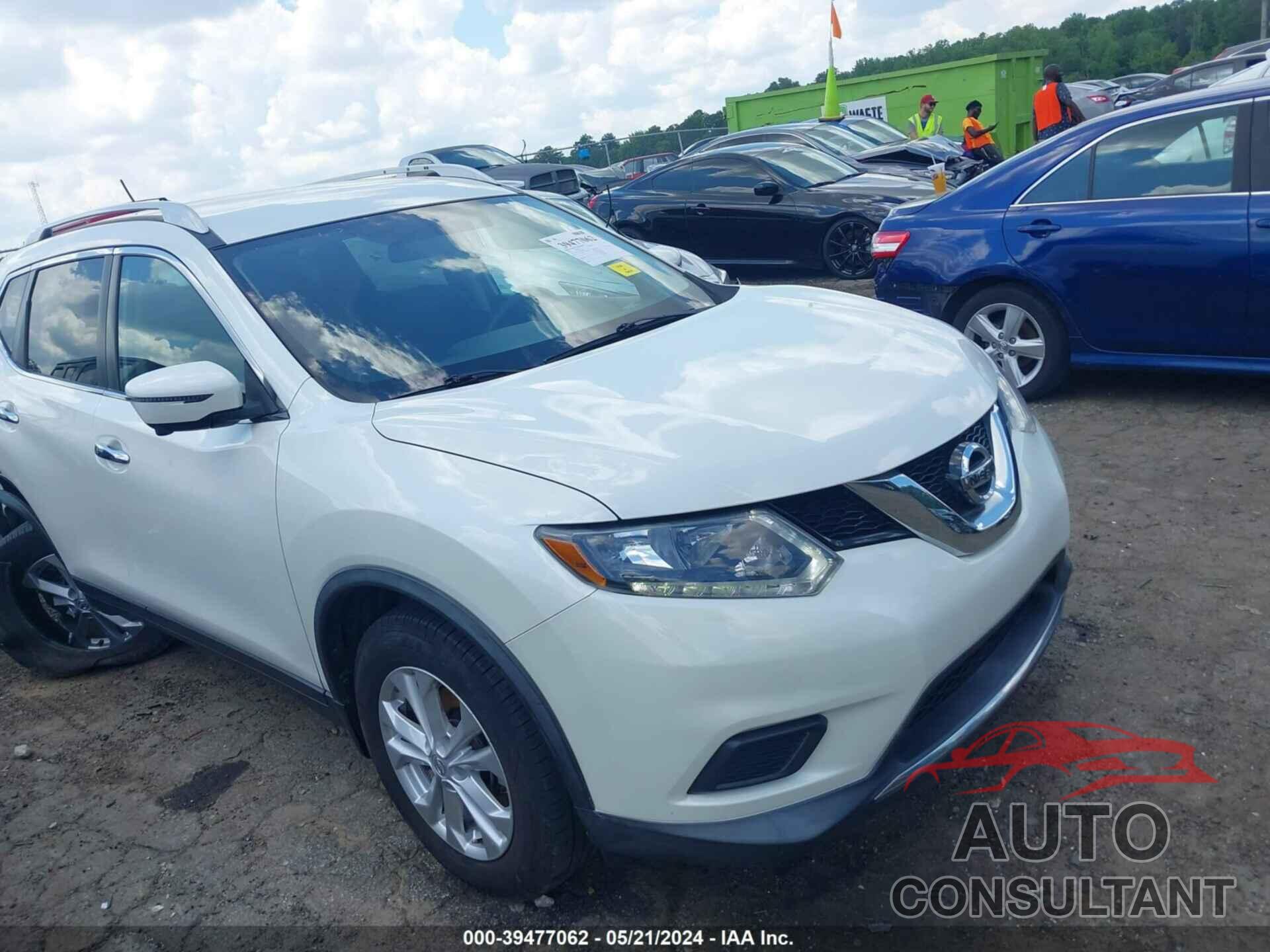 NISSAN ROGUE 2016 - KNMAT2MT9GP676993