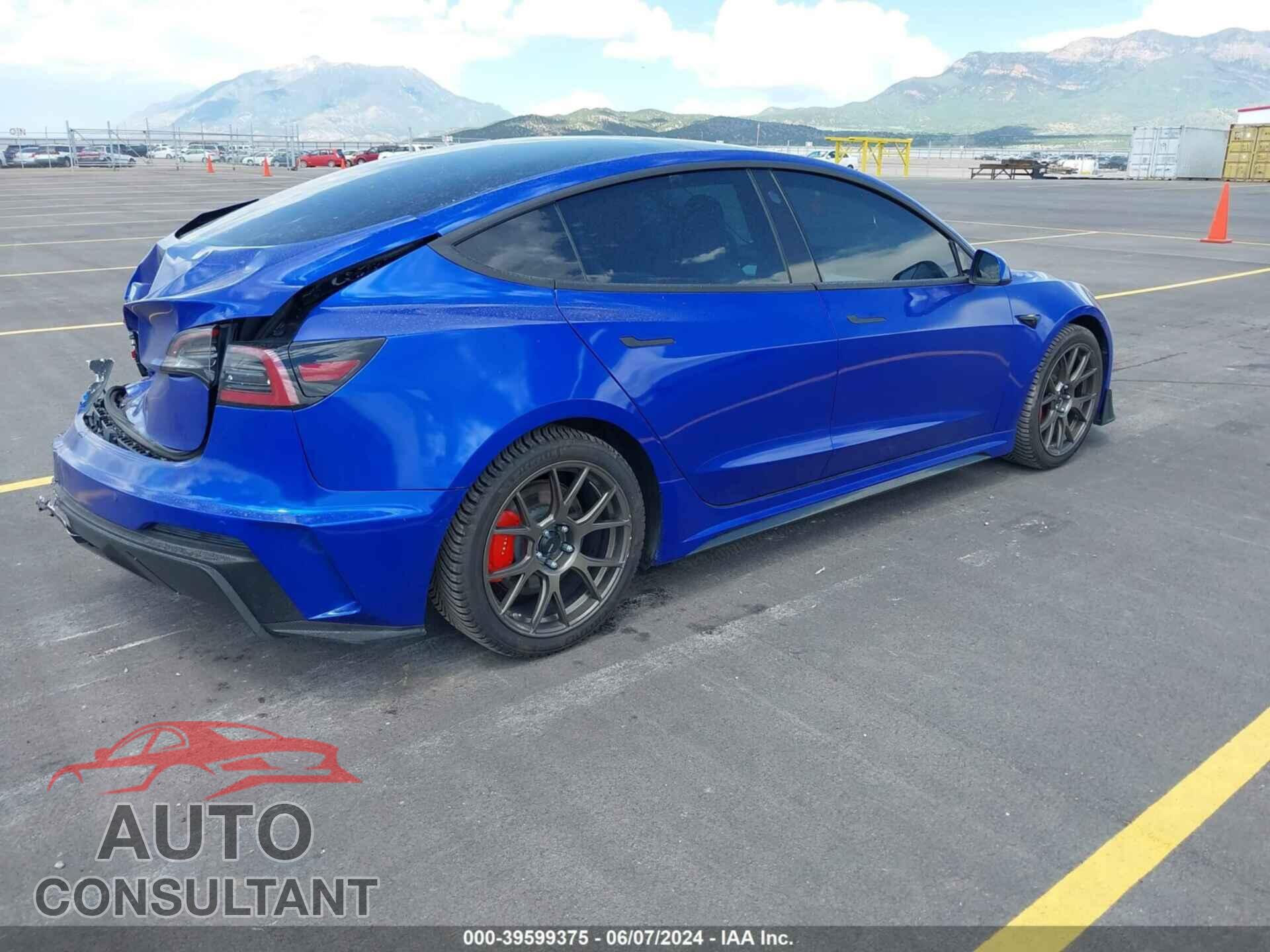 TESLA MODEL 3 2019 - 5YJ3E1EB9KF393340