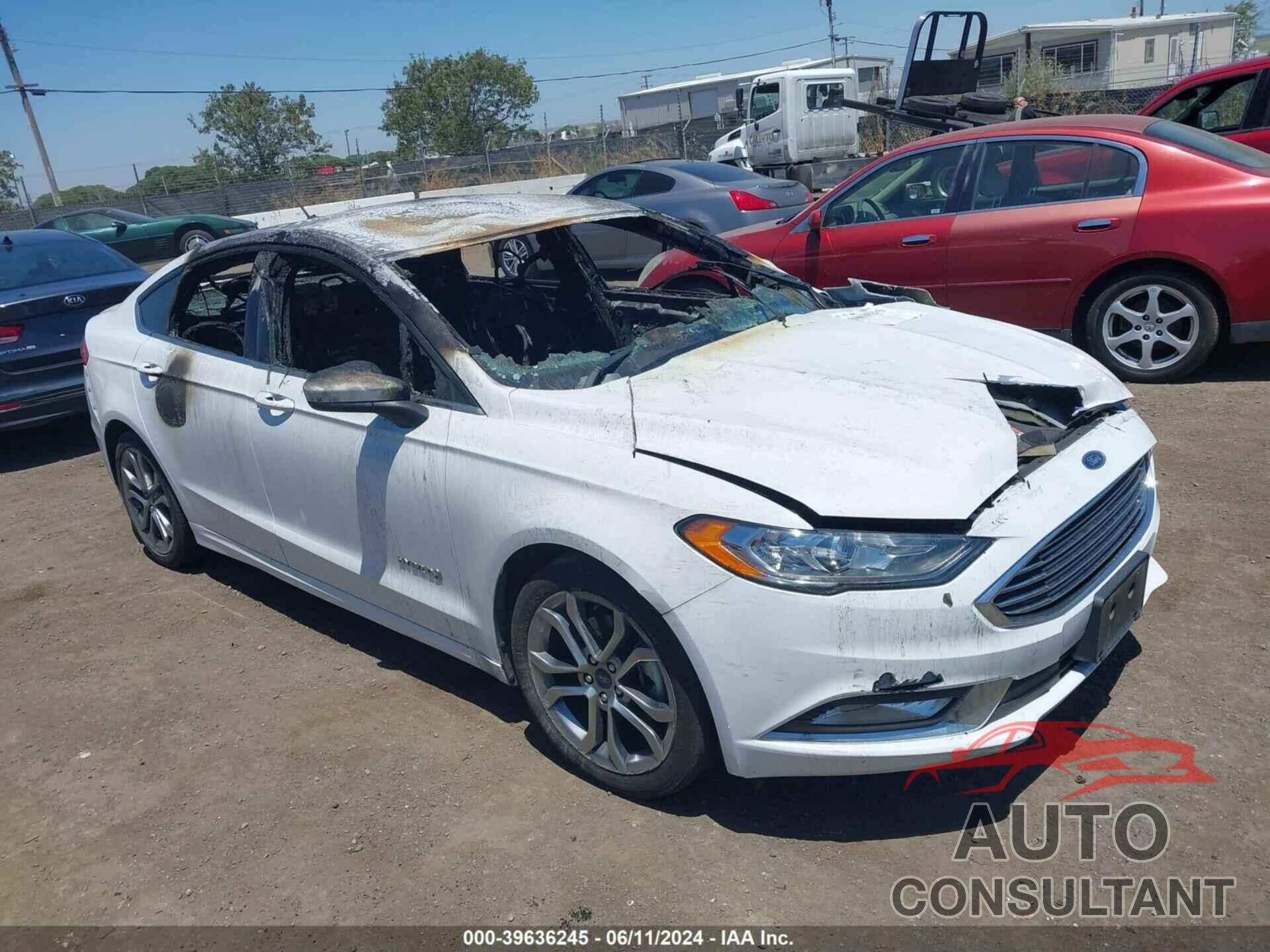 FORD FUSION HYBRID 2017 - 3FA6P0LU2HR165196