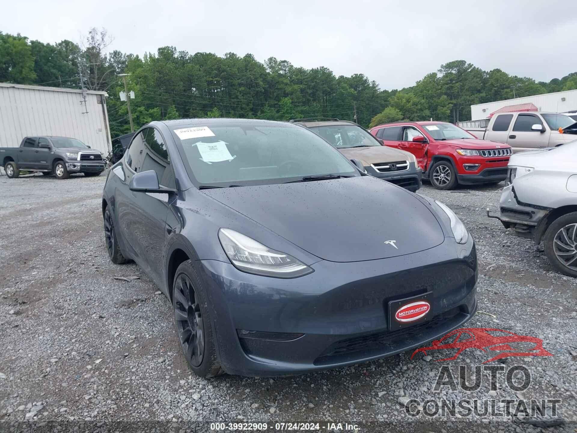 TESLA MODEL Y 2022 - 7SAYGDEE4NF386105