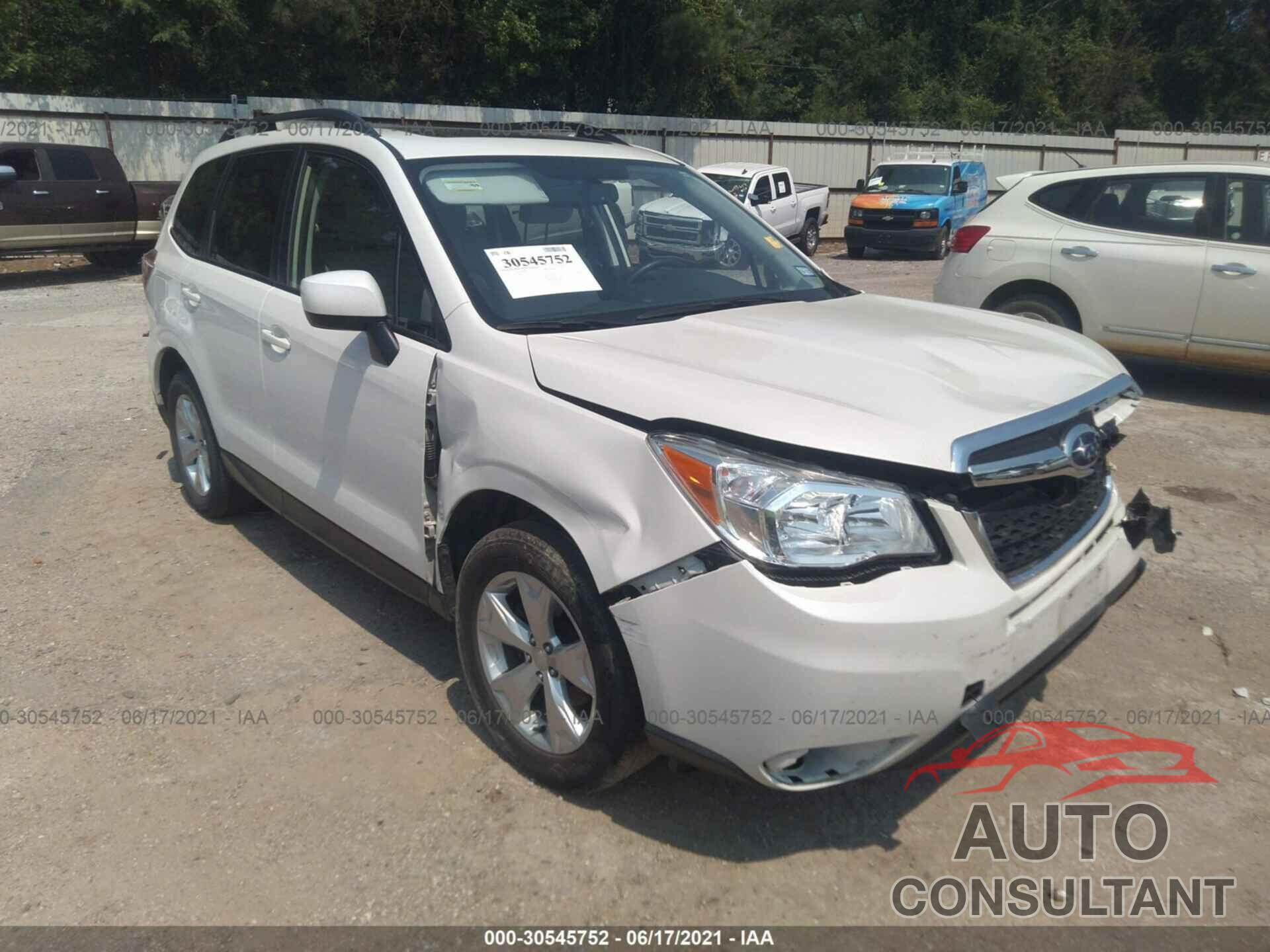 SUBARU FORESTER 2016 - JF2SJADC8GH545344