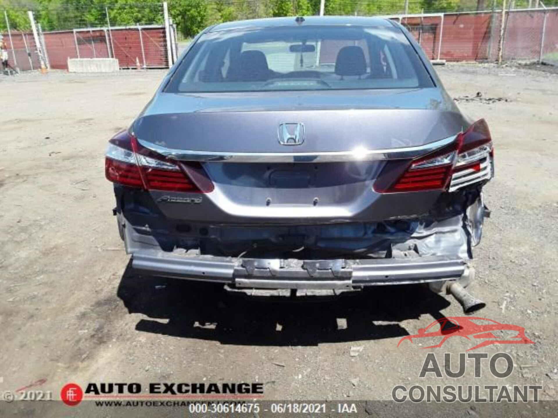 HONDA ACCORD SEDAN 2016 - 1HGCR2F78GA058415