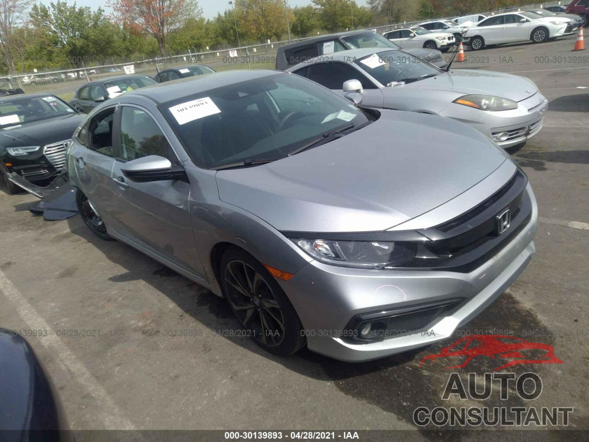 HONDA CIVIC SEDAN 2019 - 2HGFC2F80KH553712