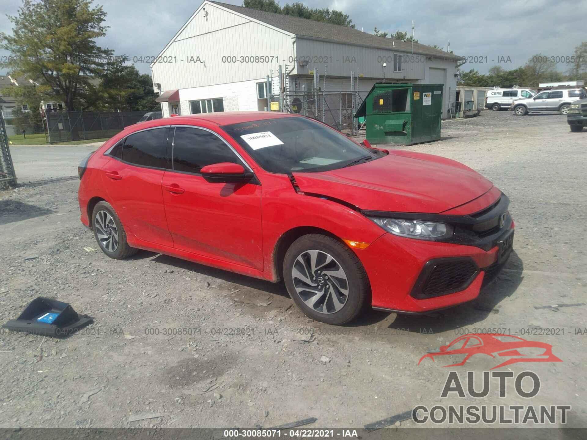 HONDA CIVIC HATCHBACK 2018 - SHHFK7H25JU406375