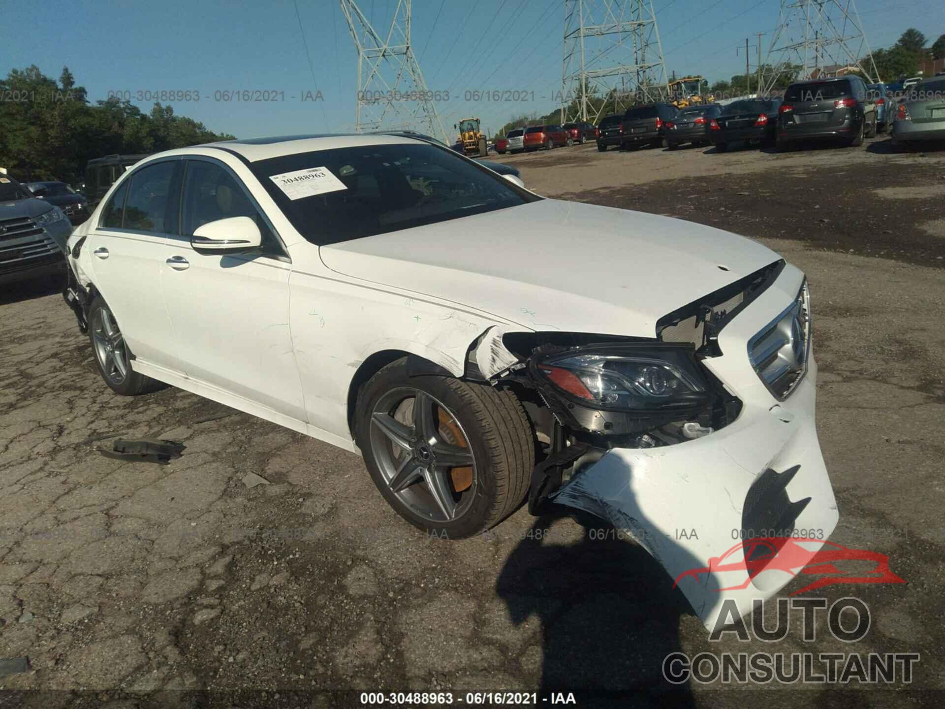 MERCEDES-BENZ E-CLASS 2019 - WDDZF4KB2KA569818
