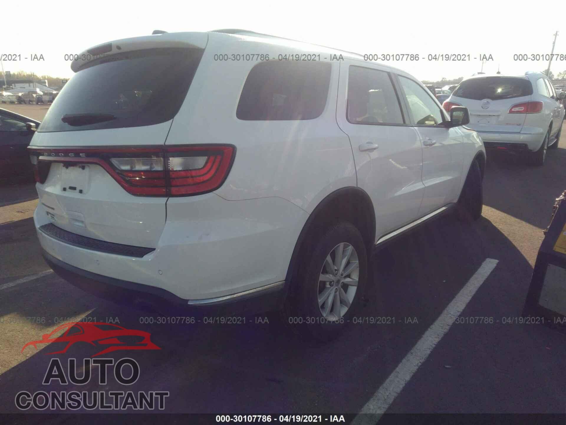 DODGE DURANGO 2020 - 1C4RDJAG8LC124792