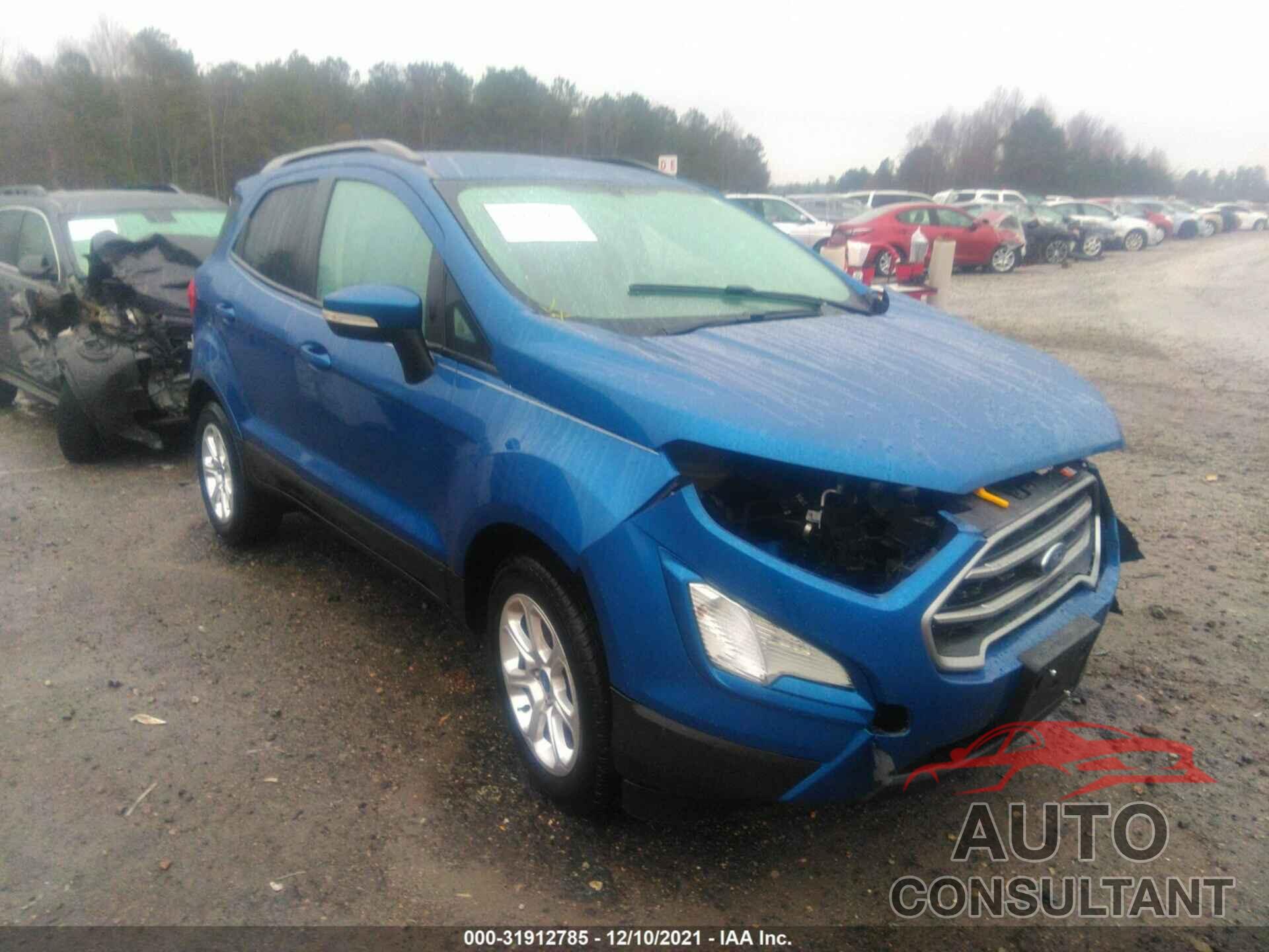 FORD ECOSPORT 2018 - MAJ3P1TE9JC191641