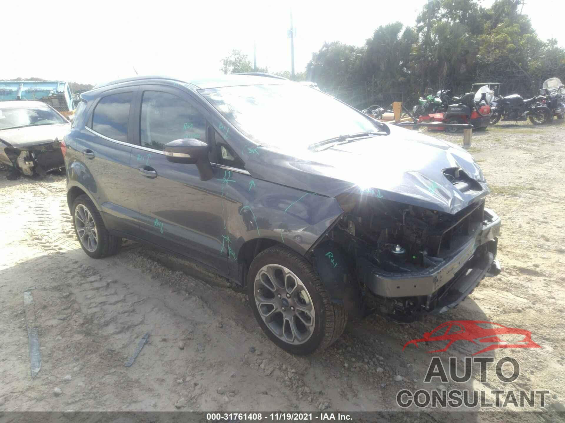 FORD ECOSPORT 2021 - MAJ3S2KE6MC417130