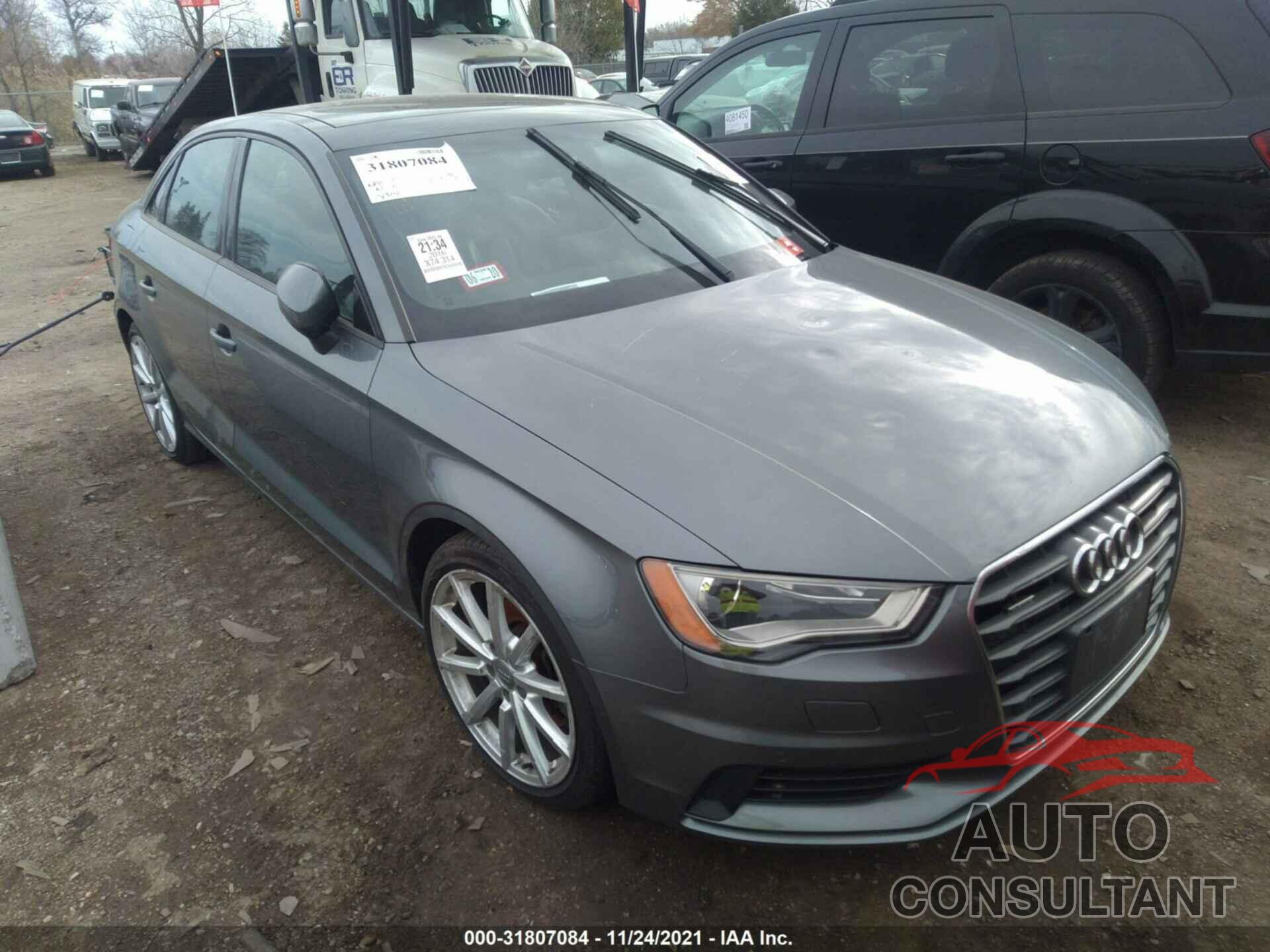 AUDI A3 2016 - WAUB8GFF1G1099192