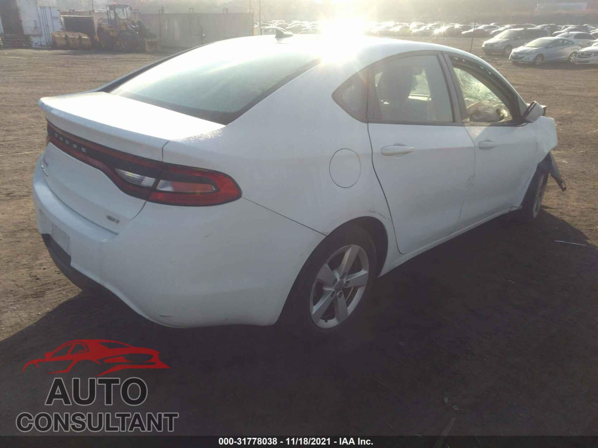 DODGE DART 2016 - 1C3CDFBB9GD769851