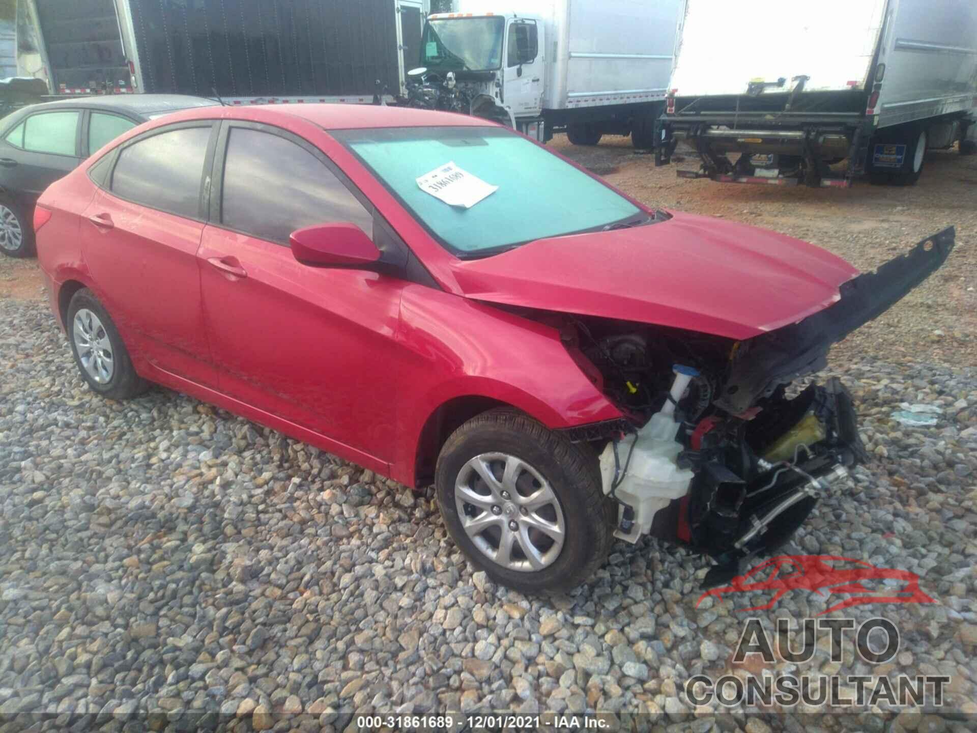 HYUNDAI ACCENT 2016 - KMHCT4AE8GU986172