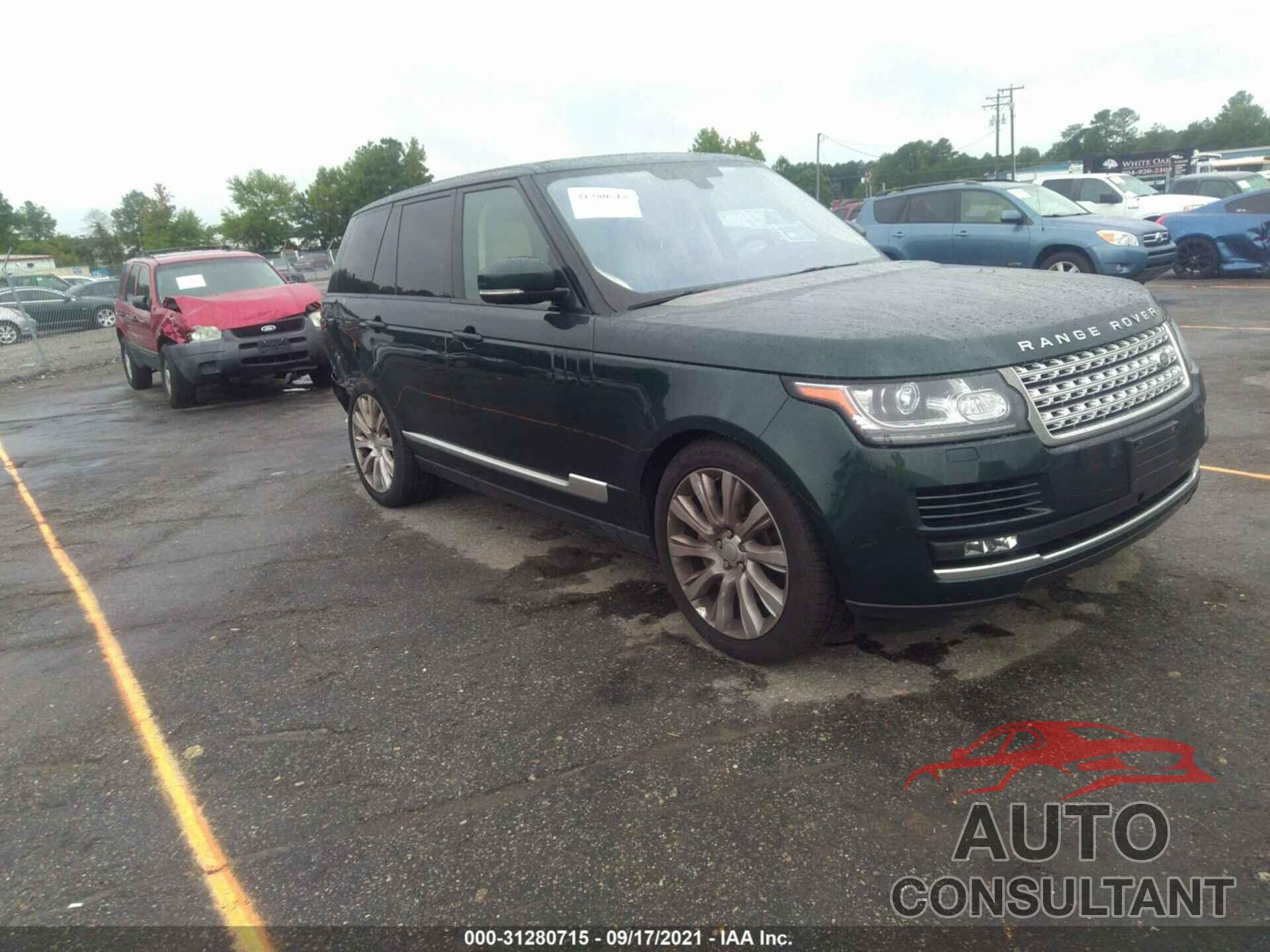 LAND ROVER RANGE ROVER 2016 - SALGS2EF6GA272356
