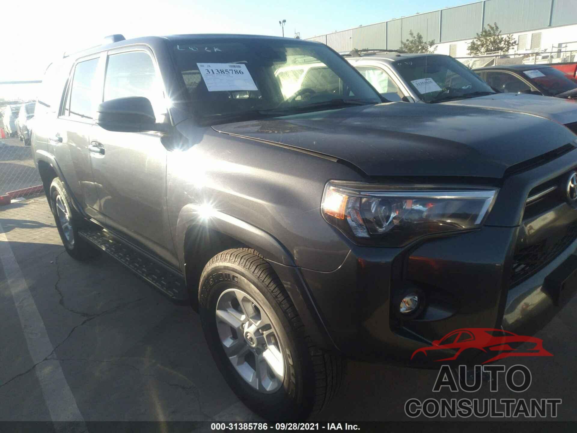 TOYOTA 4RUNNER 2021 - JTEMU5JR8M5888940